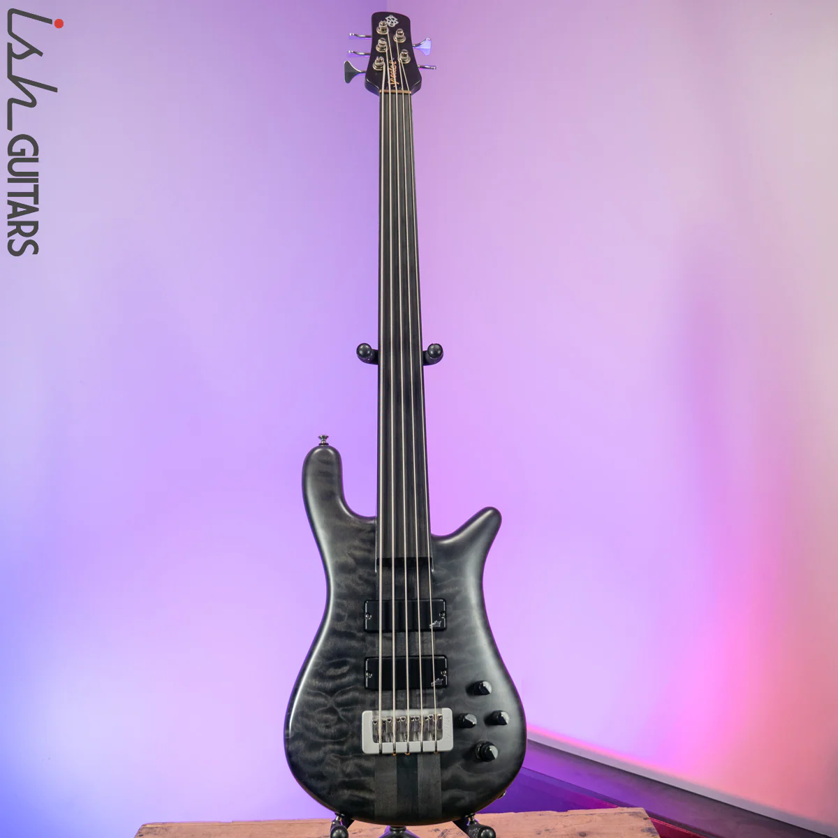2017 Spector NS-5 Fretless Black - Image 2