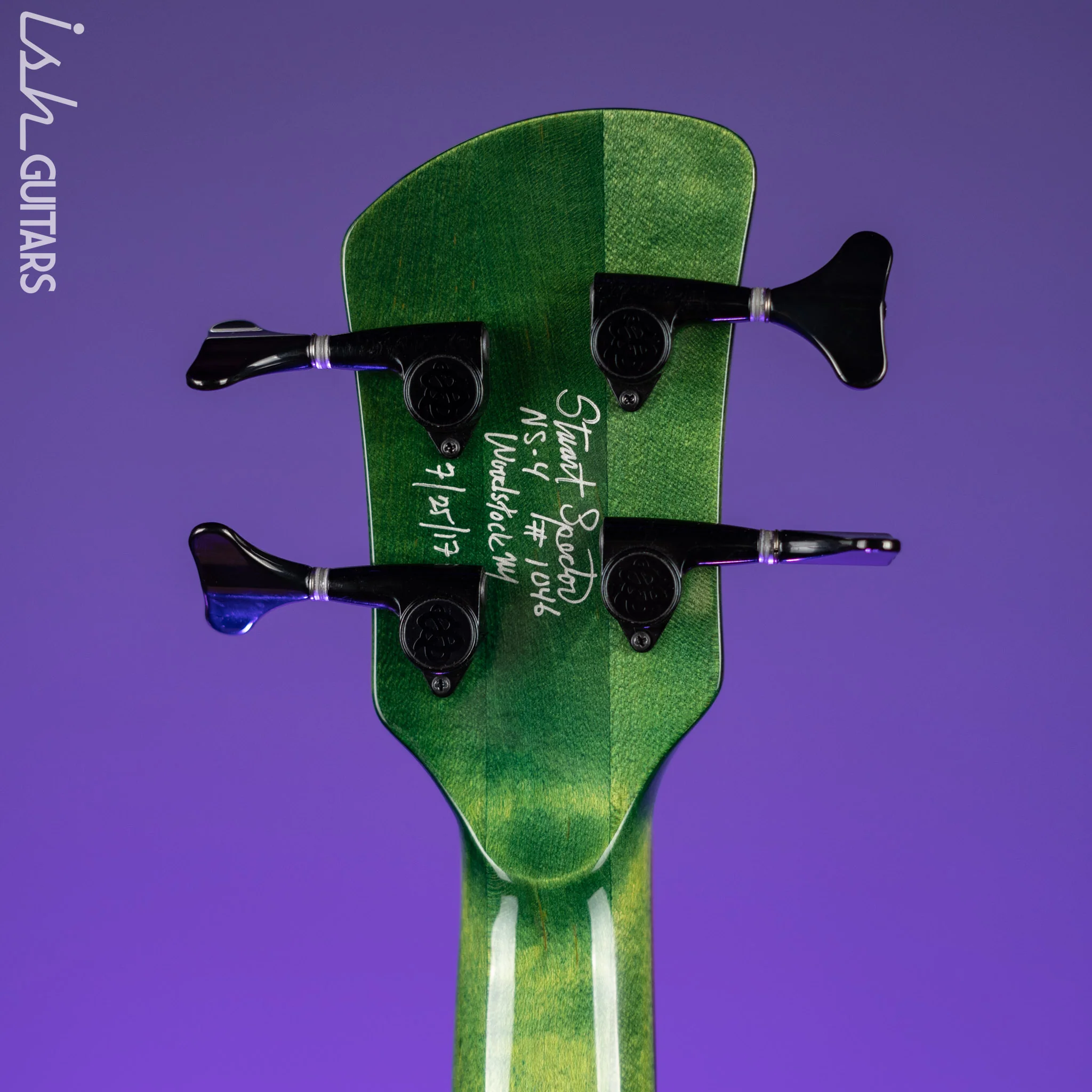 2017 Spector USA NS-4 Custom Algae Green Helium Redwood - Image 15