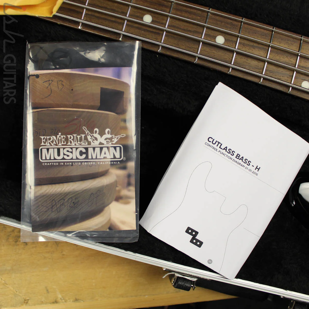 2016 Ernie Ball Music Man Cutlass Bass Black - Image 14