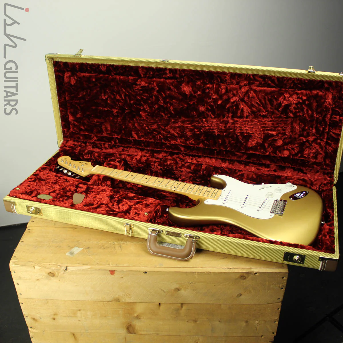 2018 Fender American Original ‘50s Stratocaster Gold Aztec Gold - Image 11