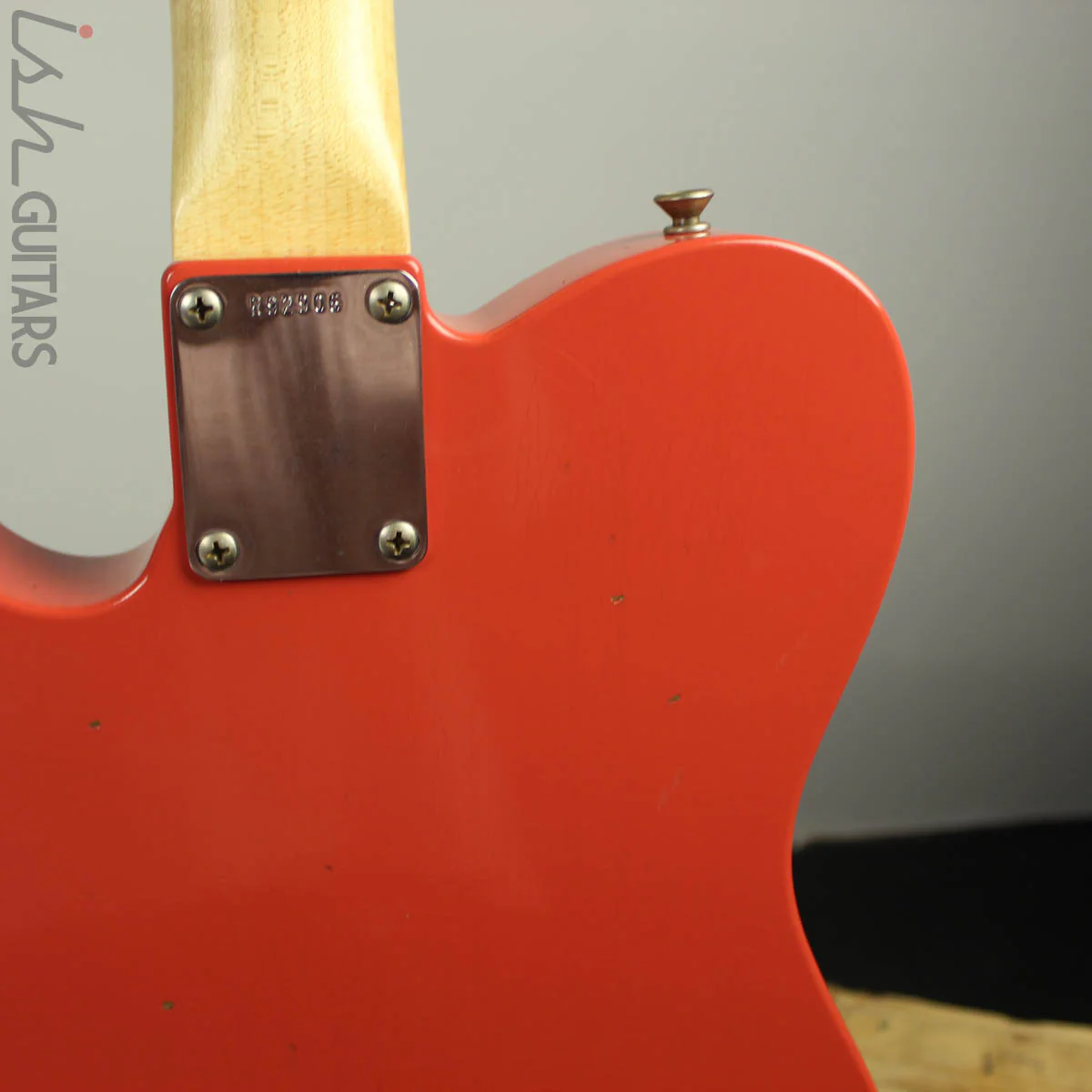 2018 Fender Custom Shop 1963 Telecaster Journeyman Fiesta Red Relic - Image 11