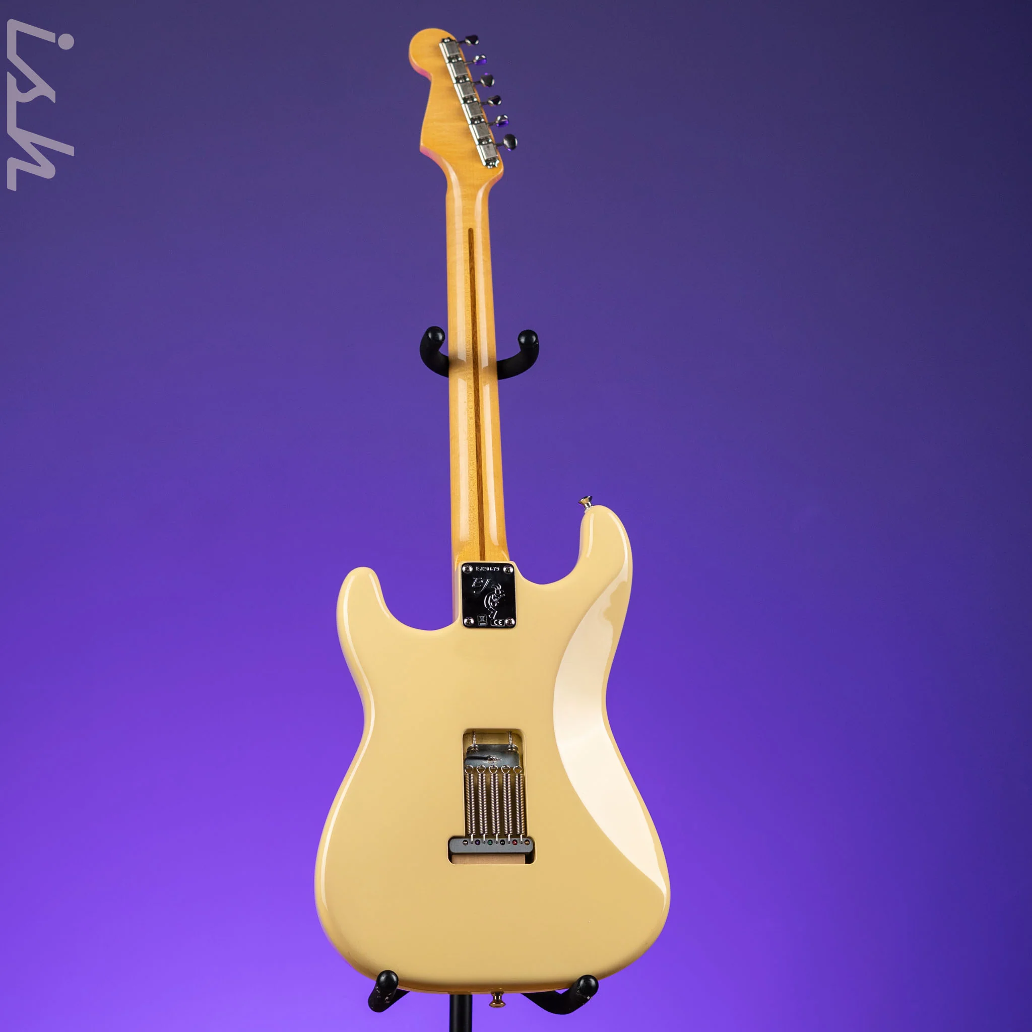 2018 Fender Eric Johnson Signature Thinline Strat Semi-Hollow Electric Guitar Vintage White - Image 10