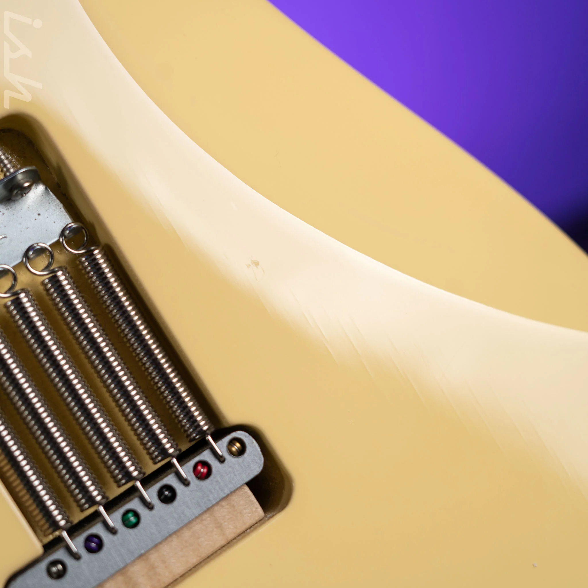 2018 Fender Eric Johnson Signature Thinline Strat Semi-Hollow Electric Guitar Vintage White - Image 16