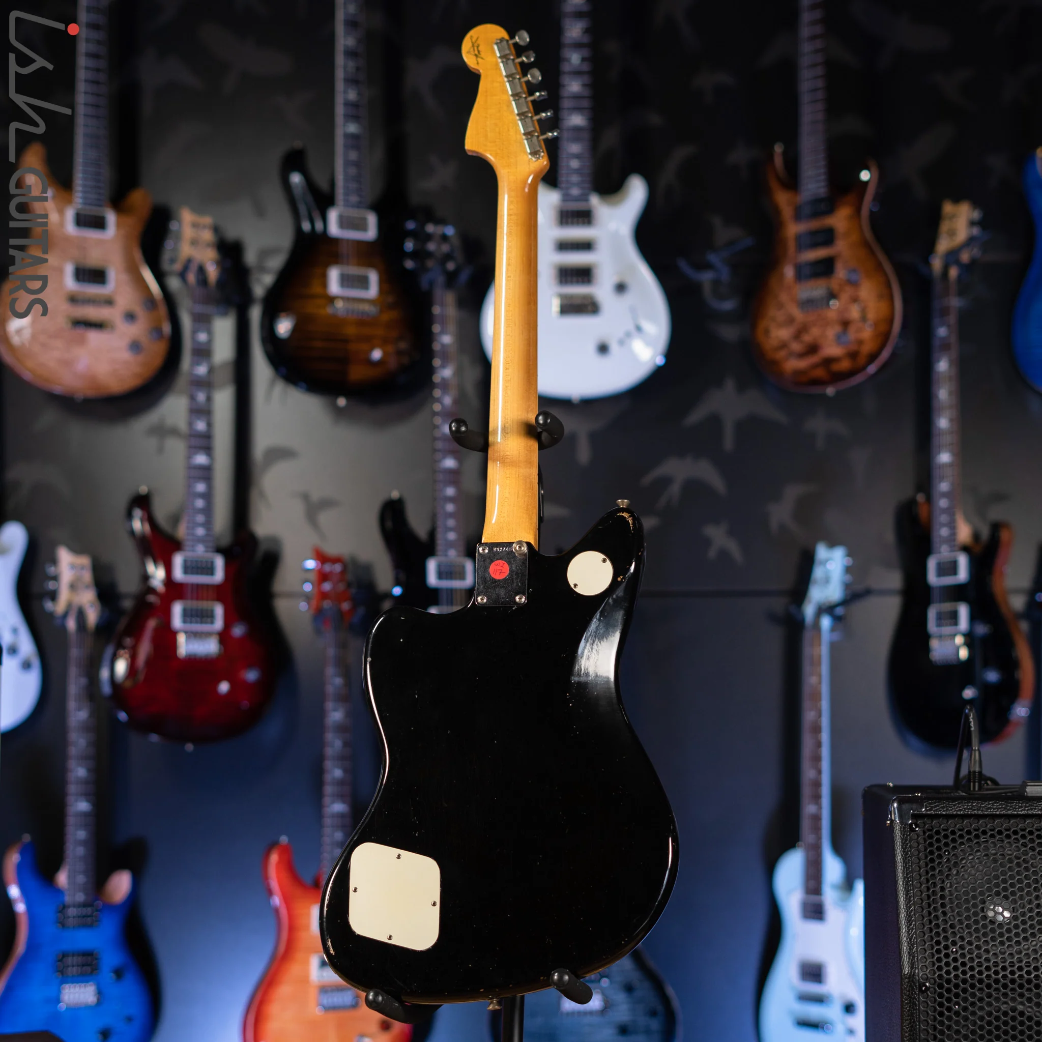 2018 Fender Tuxedo Jazzmaster Journeyman Special Edition NAMM Tuxedo Black - Image 10