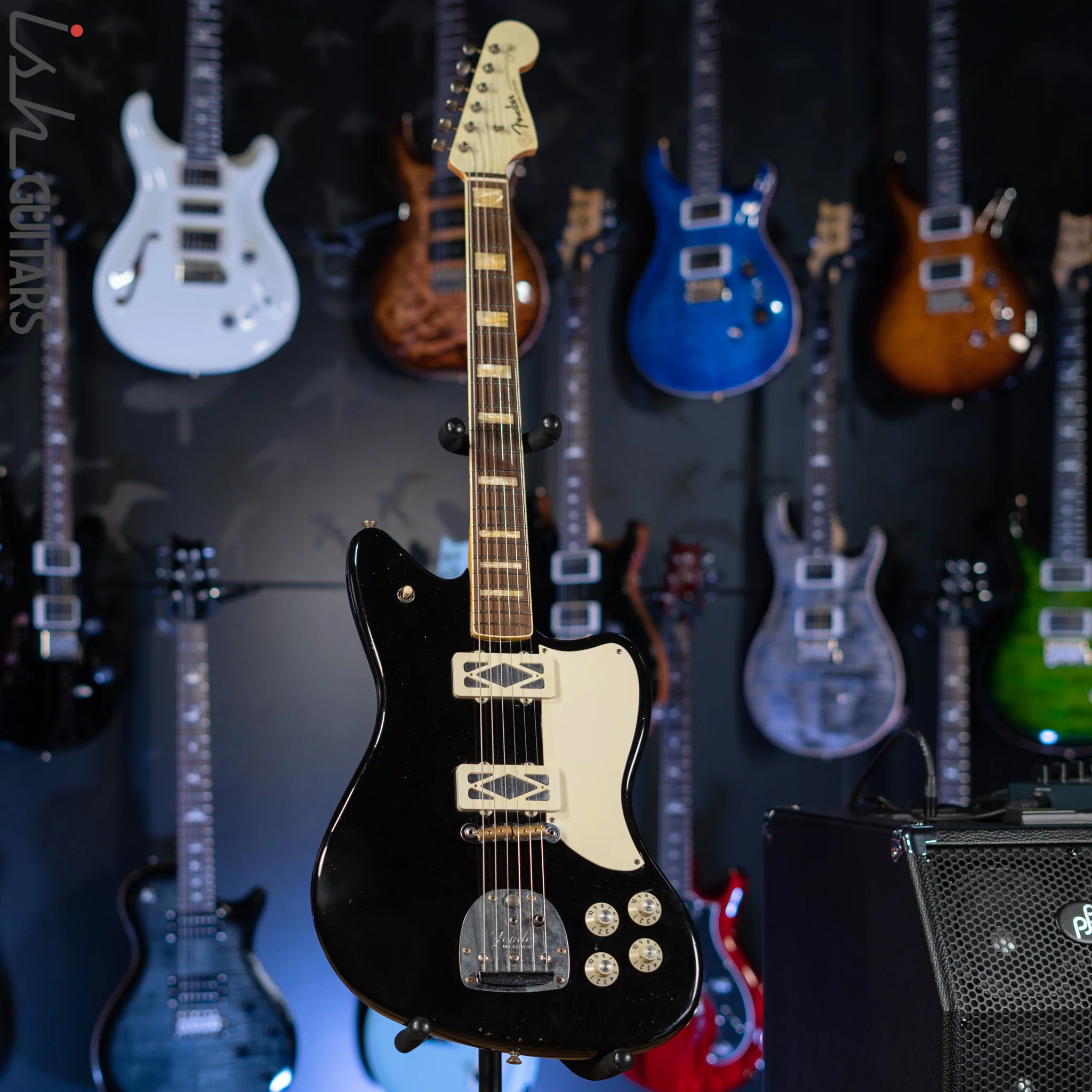 2018 Fender Tuxedo Jazzmaster Journeyman Special Edition NAMM Tuxedo Black - Image 2