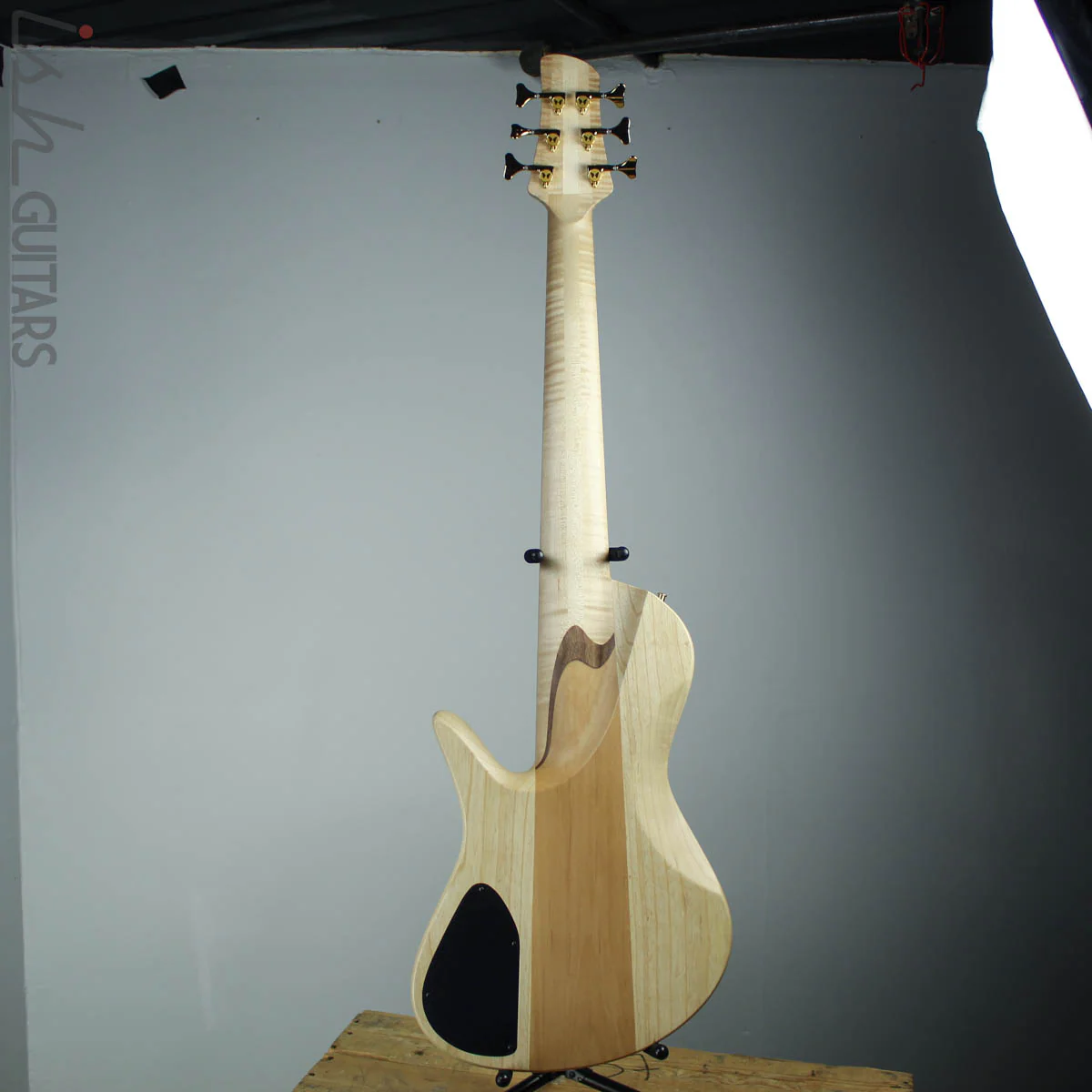 2018 Fodera Six String Emperor II Elite Quilted Mahogany/Ash - Image 6