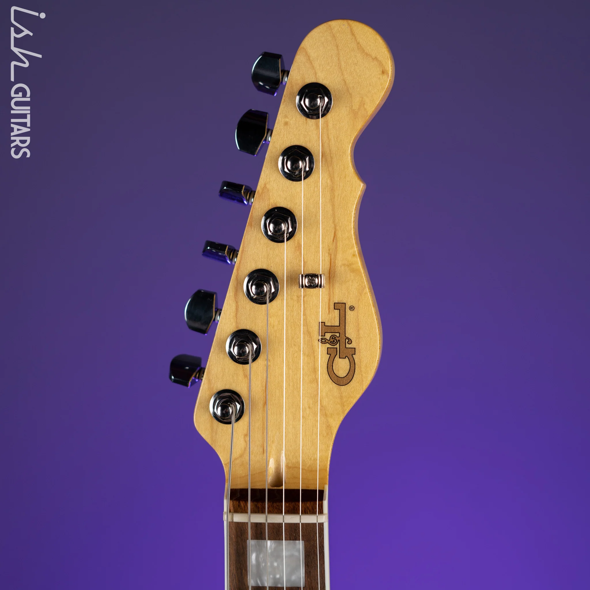 2018 G&L ASAT Z-3 Semi-Hollow 2-Tone Sunburst - Image 5