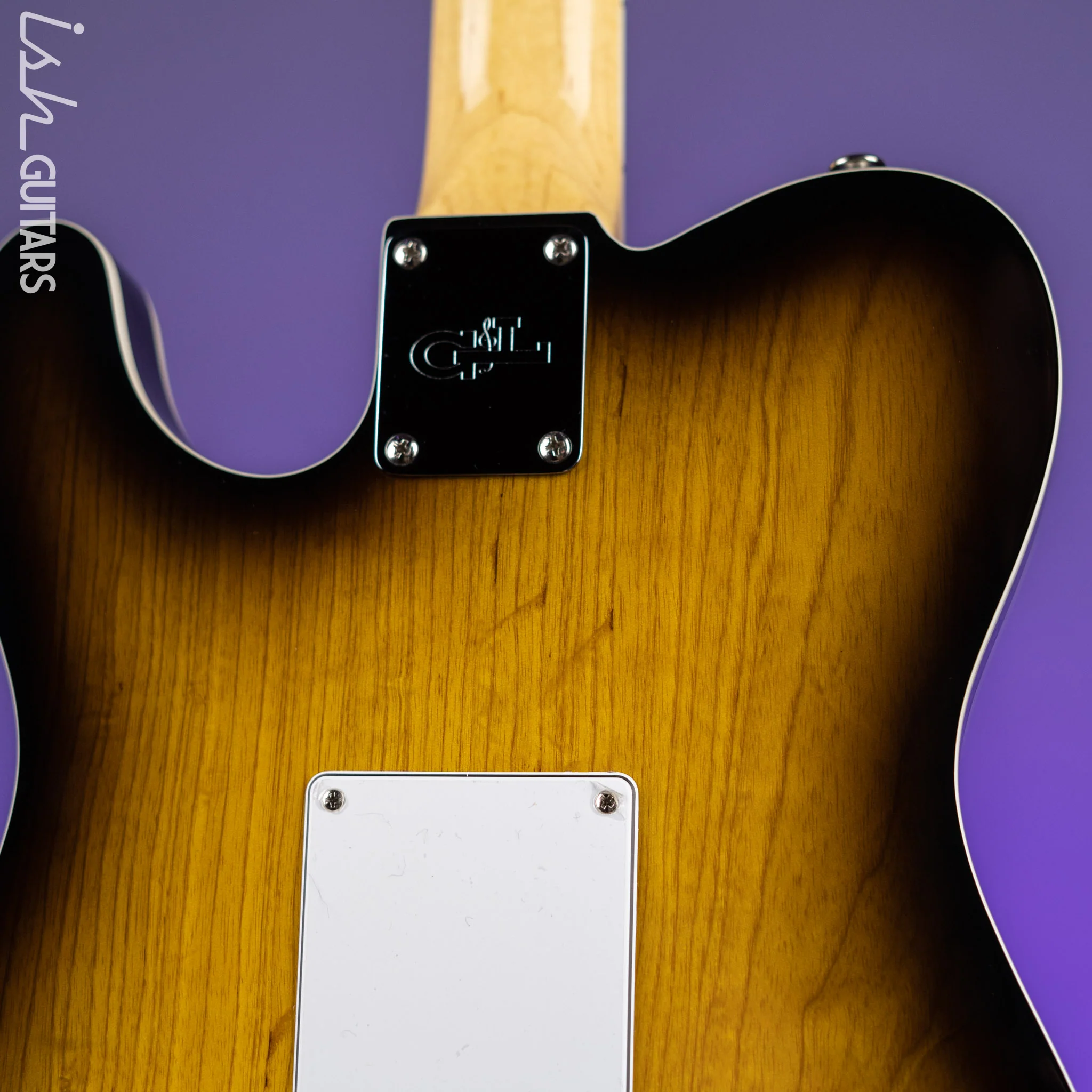 2018 G&L ASAT Z-3 Semi-Hollow 2-Tone Sunburst - Image 9