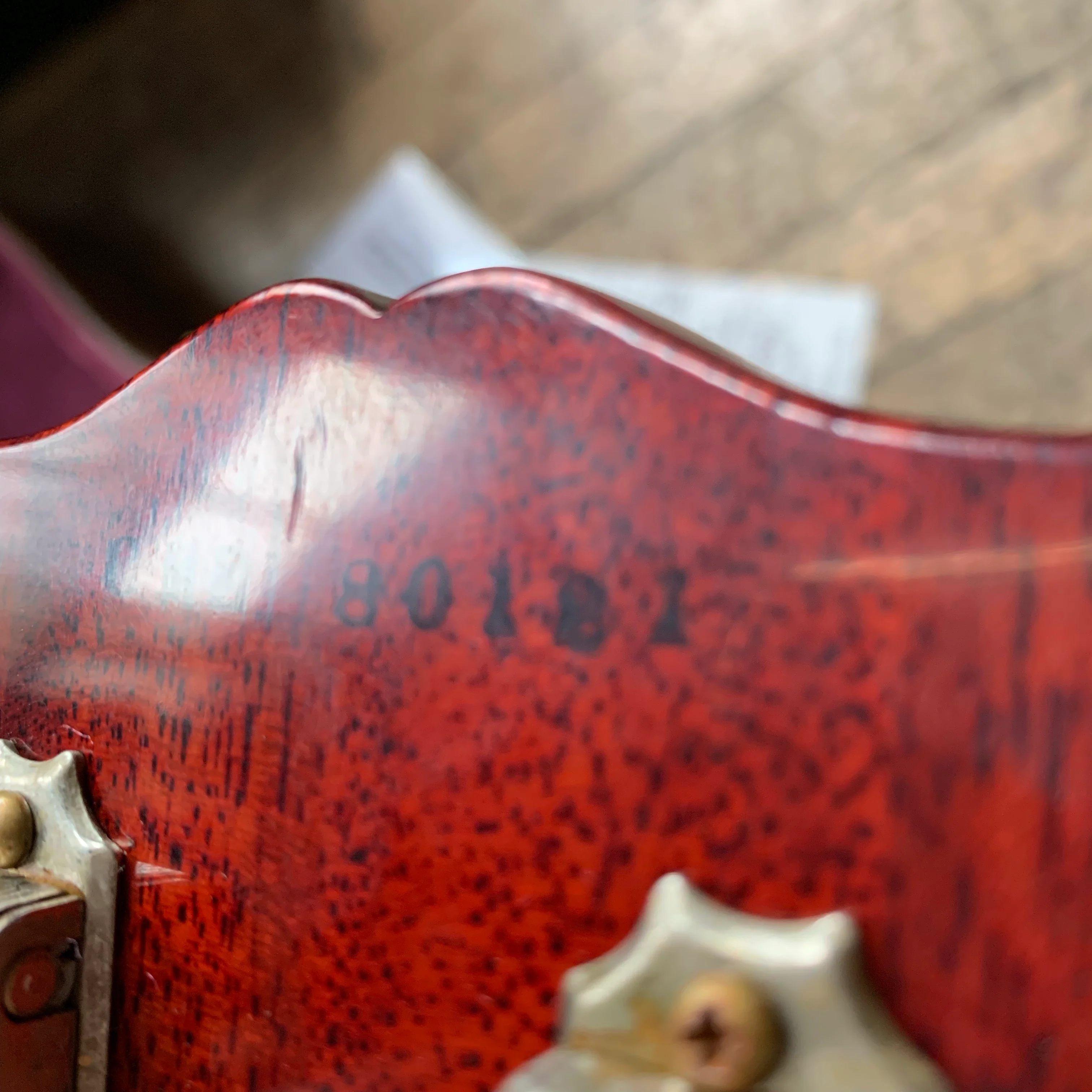 2018 Gibson Custom '59 Les Paul Standard Figured Red Sky Fade VOS - Image 14