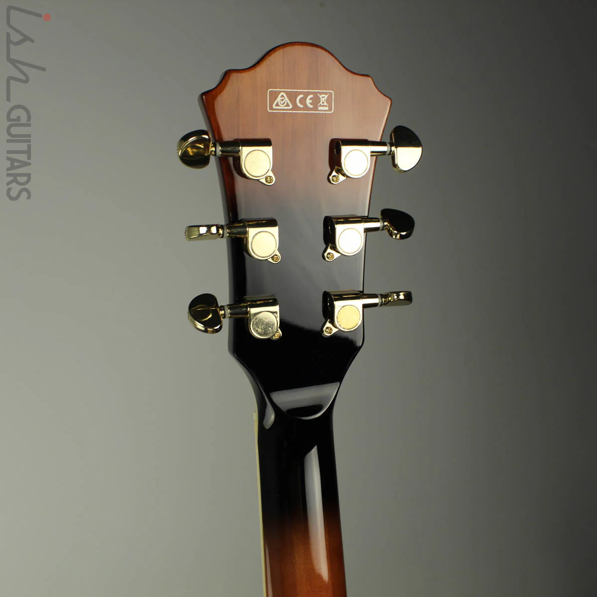 2018 Ibanez Artcore Expressionist AG95QA Dark Brown Sunburst - Image 9