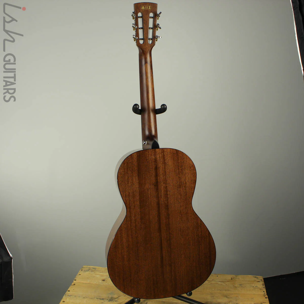 2018 Ibanez AVN9SPE-NT Thermo Aged Parlor Acoustic-Electric Guitar Natural - Image 7