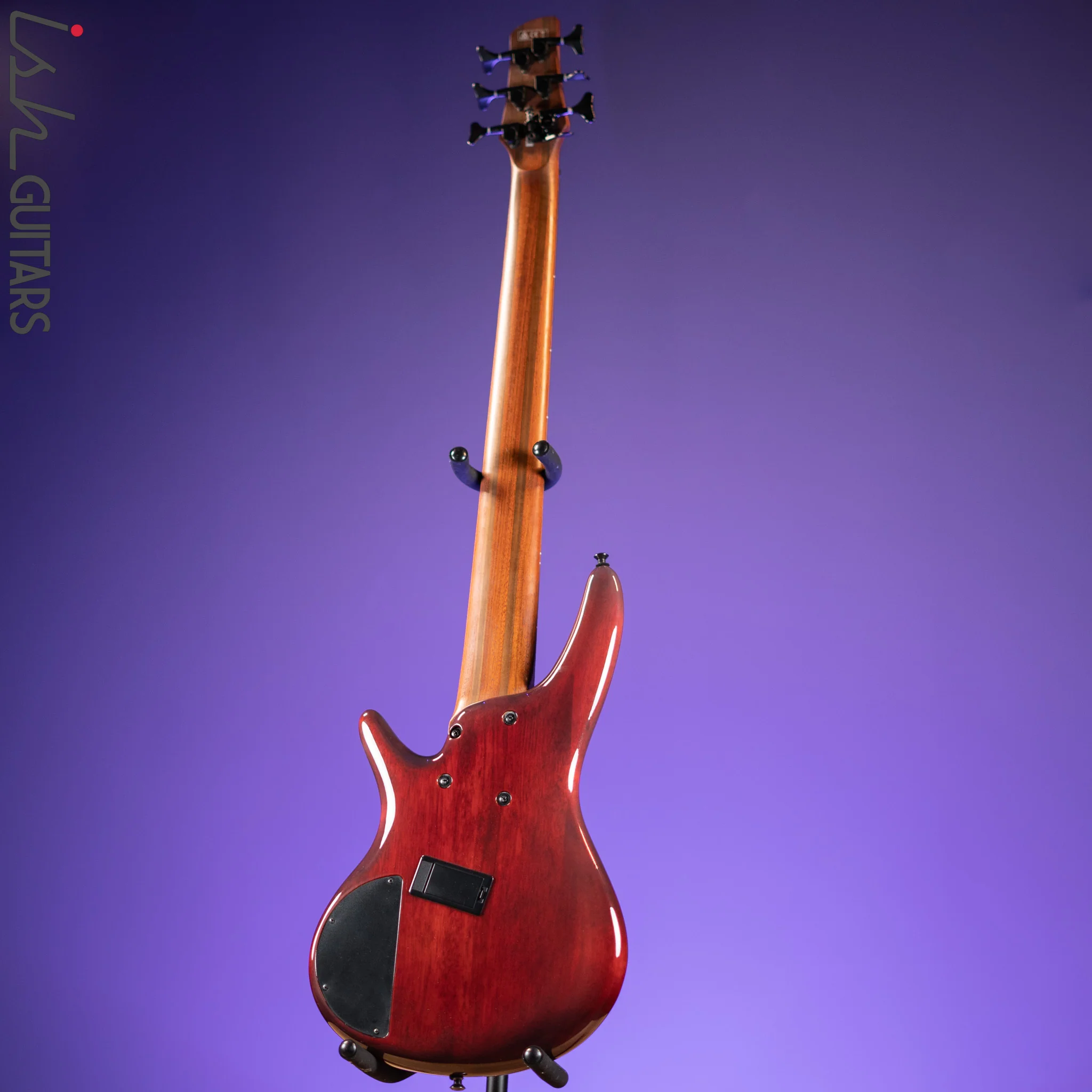 2018 Ibanez Bass Workshop SRMS806 Multi-Scale 6-String Bass Brown Topaz Burst Gloss - Image 9