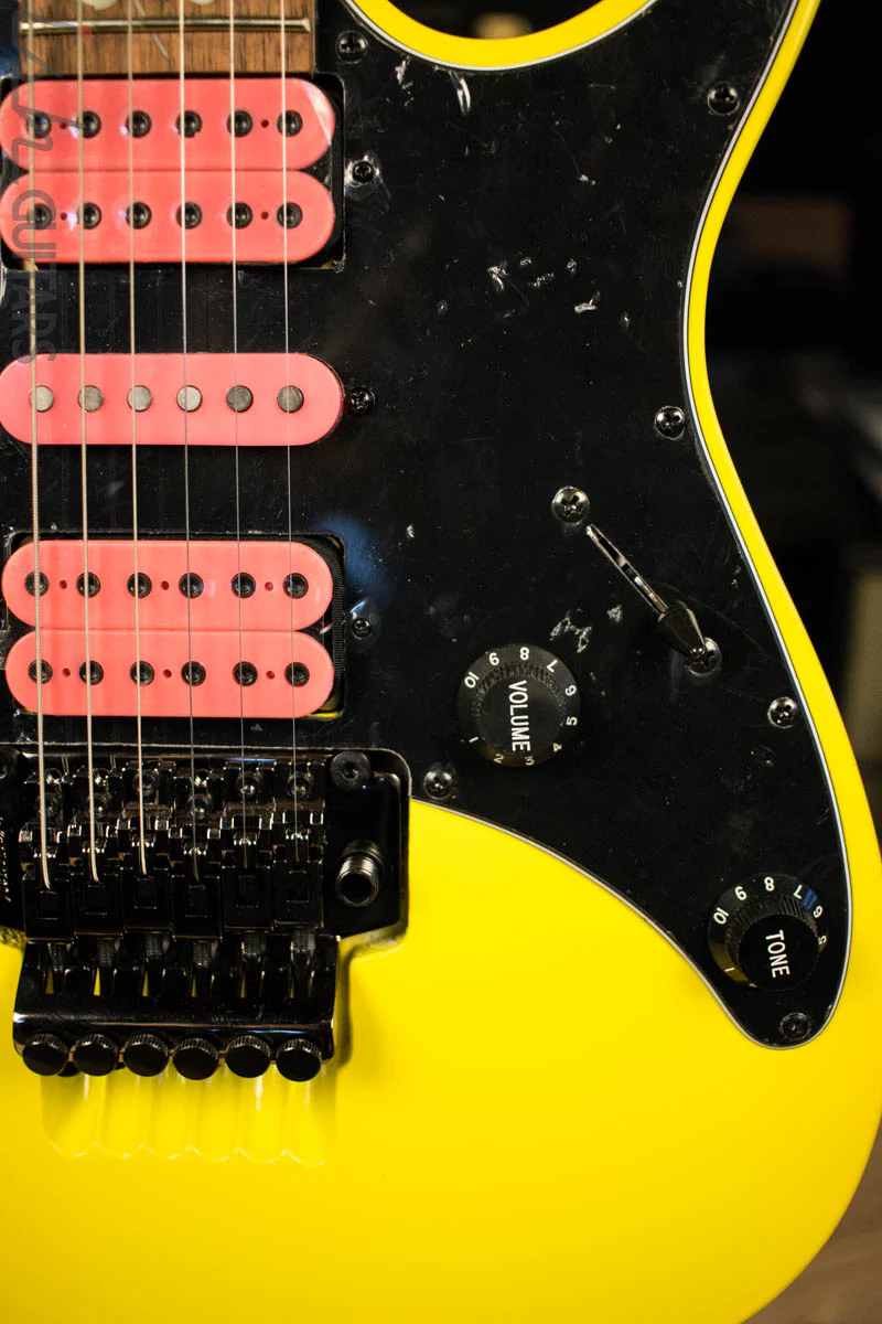 2018 Ibanez JEMJRSP Yellow B-Stock - Image 3