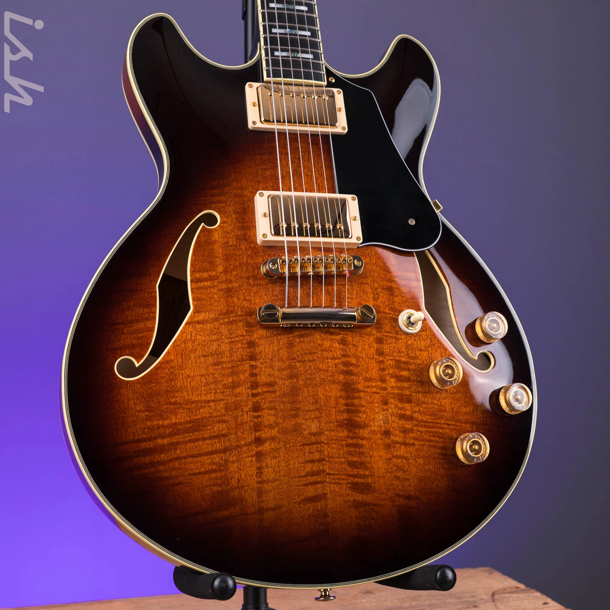 2018 Ibanez John Scofield JSM100 Vintage Burst