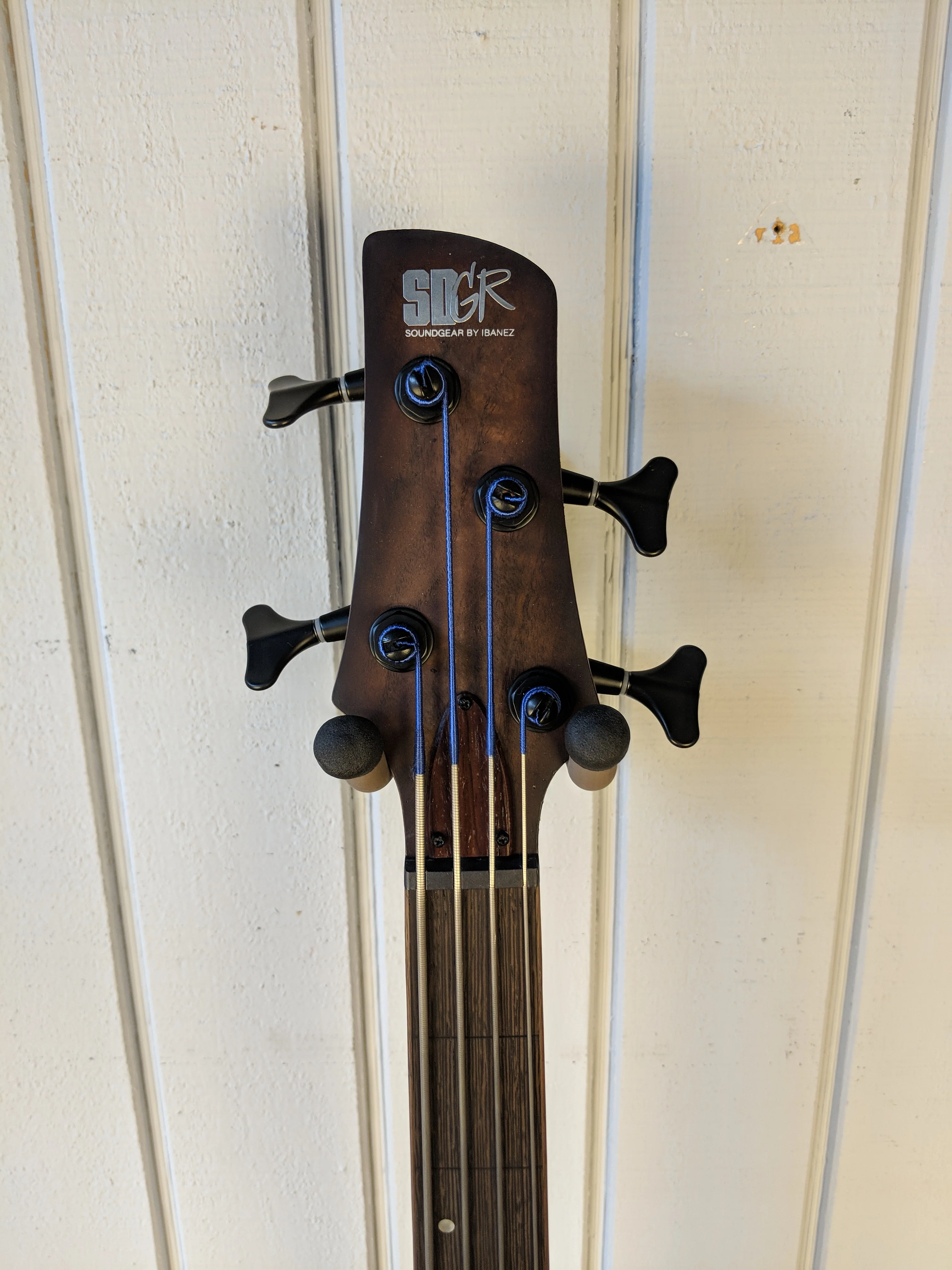 2018 Ibanez SRH500FNNF Fretless Natural Brown Burst Flat - Image 6