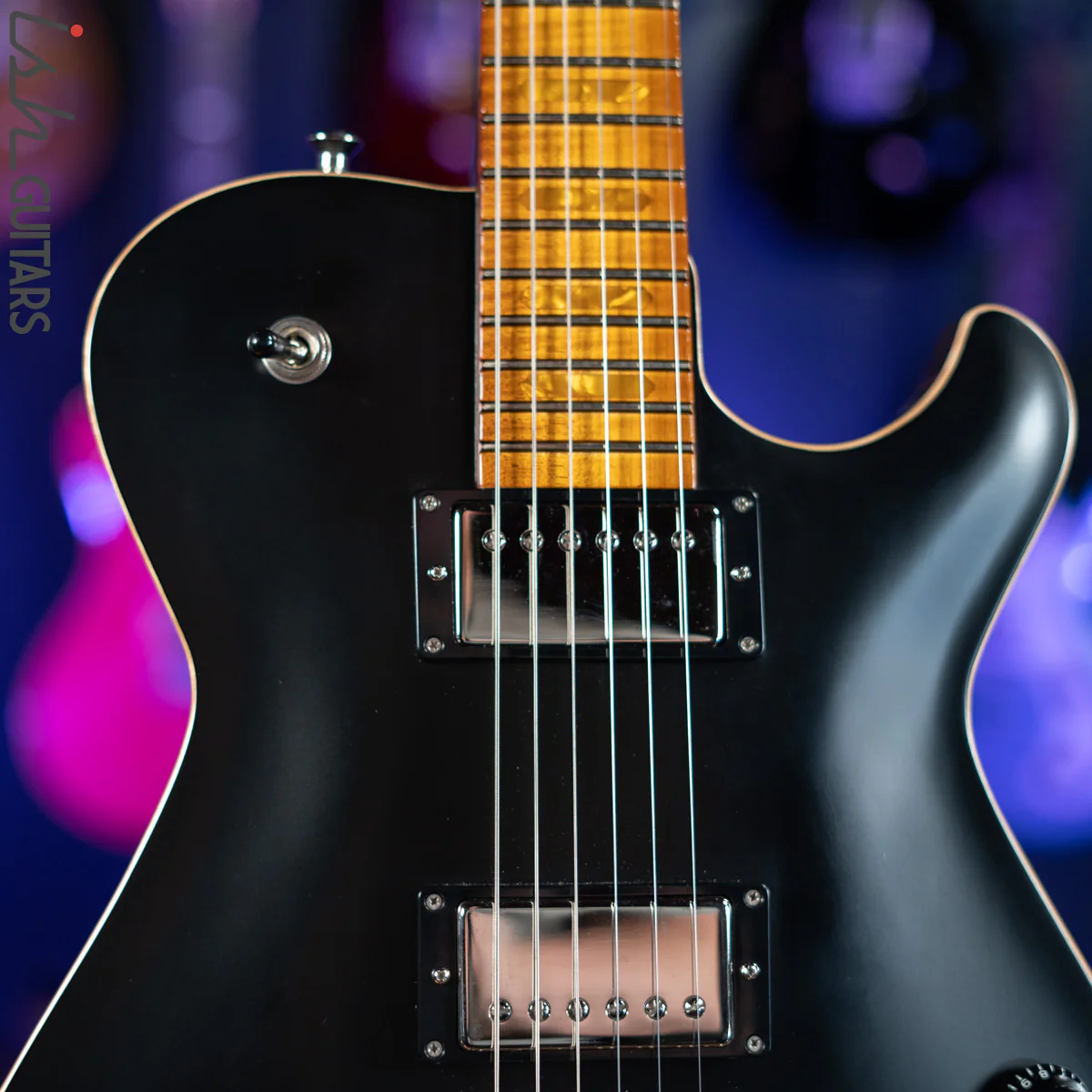 2018 Knaggs Kenai T3 Black with Roasted Maple Neck - Image 3