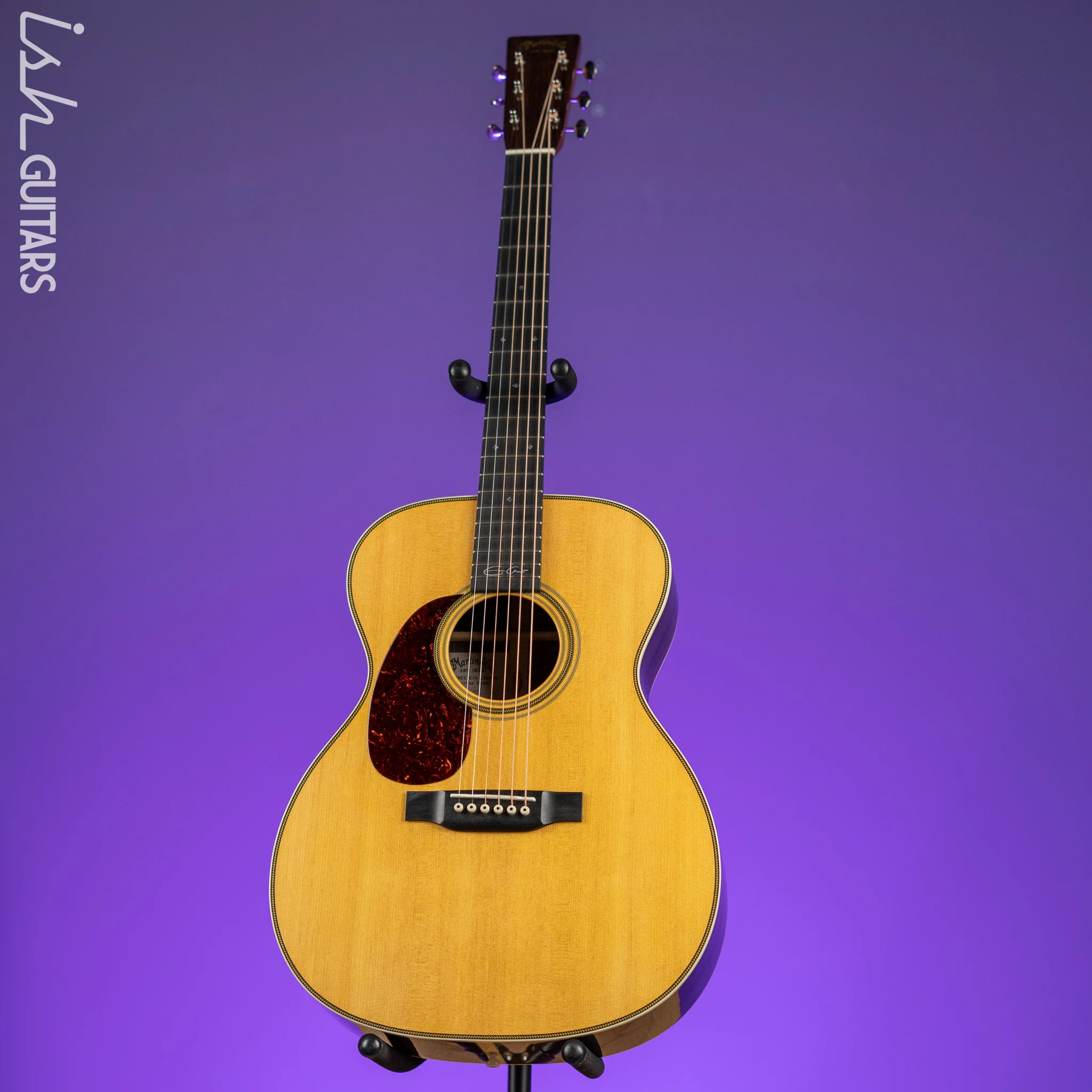 2018 Martin Eric Clapton 000-28EC Left-Handed Acoustic Guitar Natural - Image 2