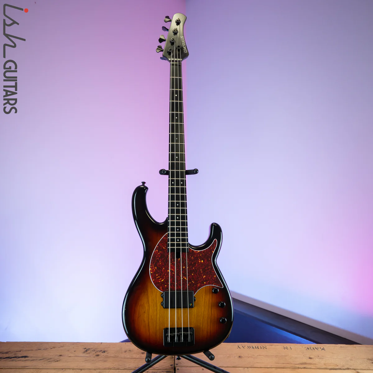 2018 Modulus Funk Unlimited 4 RevOlite Flea Bass 3 Tone Sunburst - Image 2