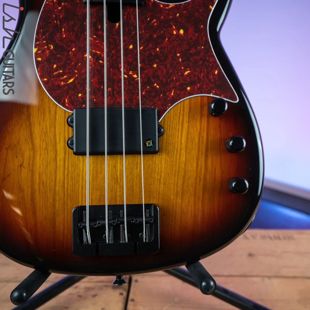 2018 Modulus Funk Unlimited 4 RevOlite Flea Bass 3 Tone Sunburst - Image 4