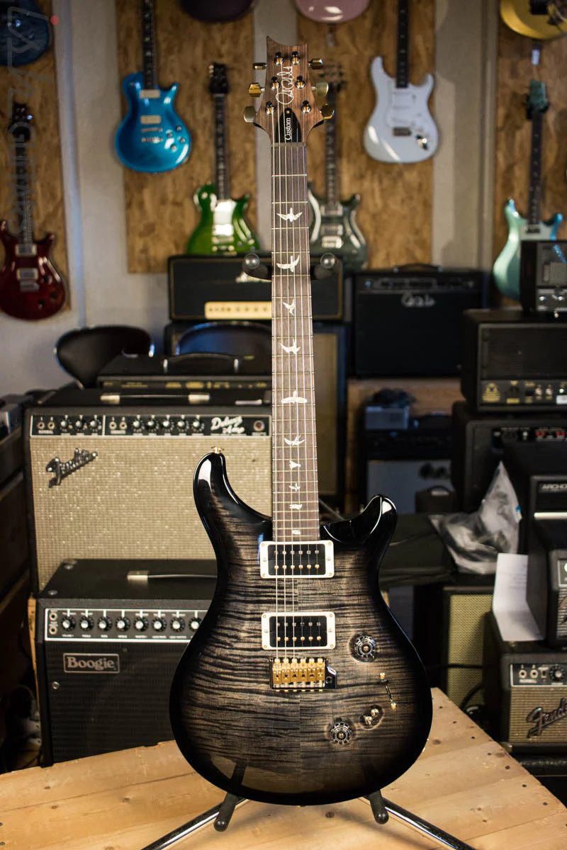 2018 Paul Reed Smith Custom 24-08 10 Top Charcoal Gray - Image 2