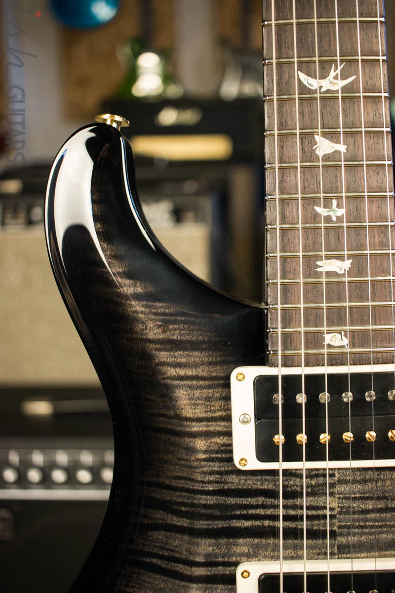 2018 Paul Reed Smith Custom 24-08 10 Top Charcoal Gray - Image 3
