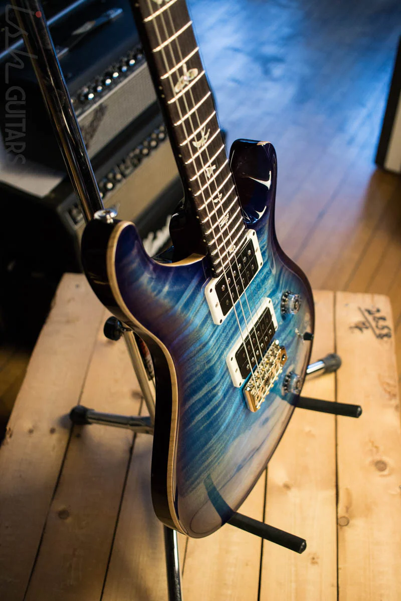 2018 Paul Reed Smith Custom 24 10 Top Custom Color Aquabluex Purple Burst - Image 9