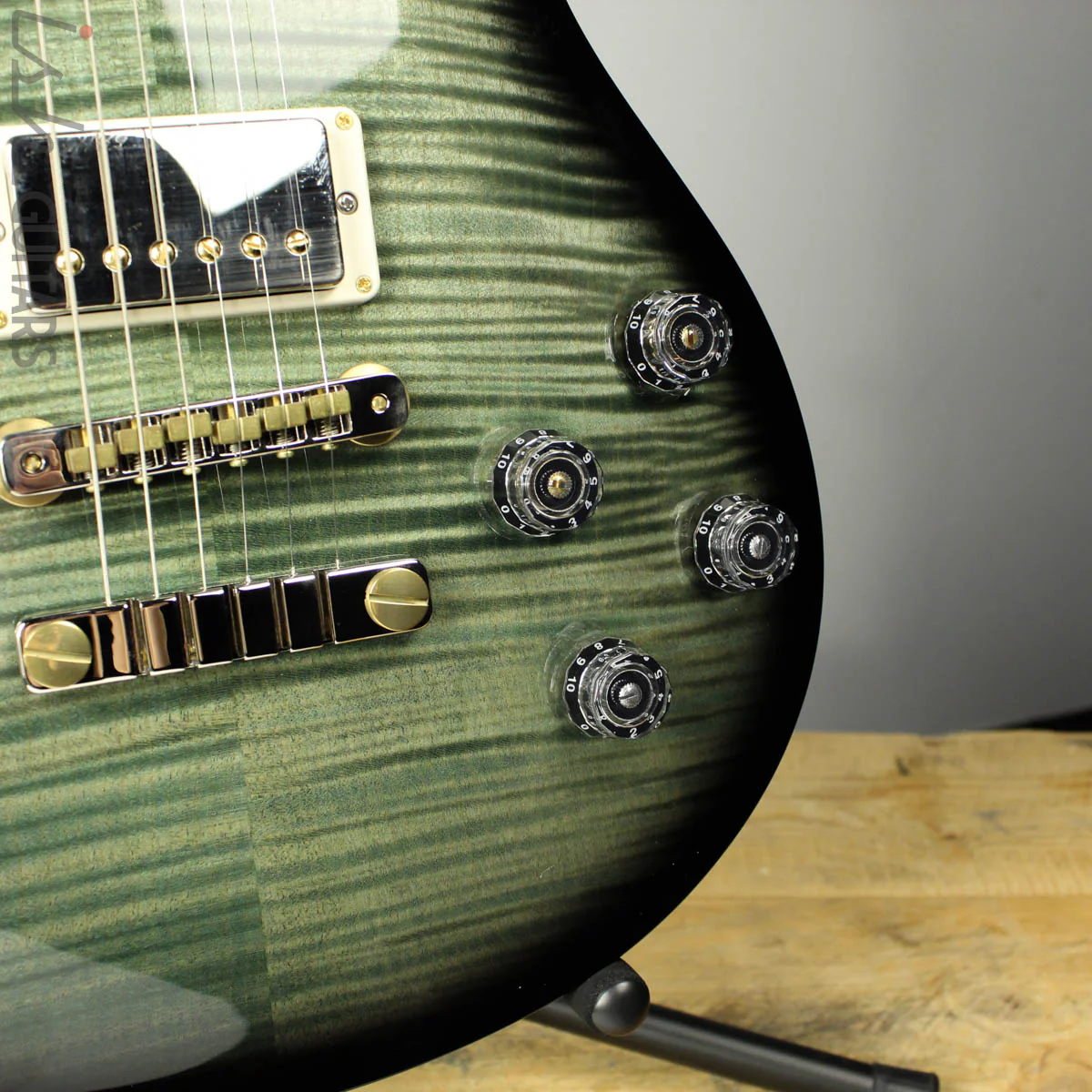 2018 Paul Reed Smith McCarty 594 10 Top Trampas Green Smokeburst - Image 4