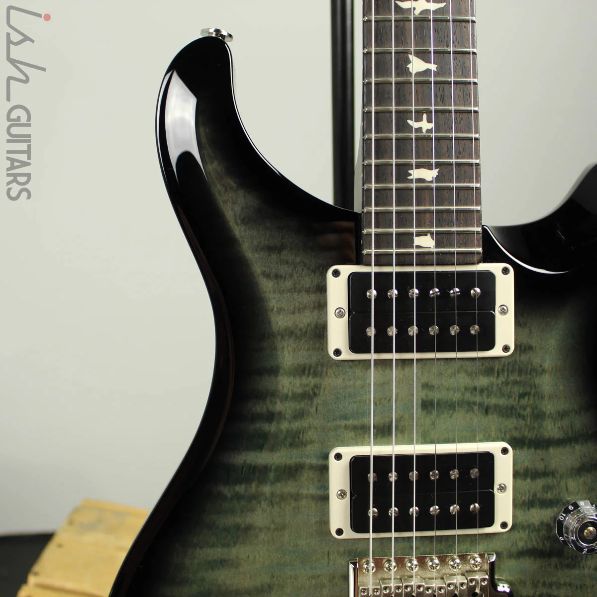 2018 Paul Reed Smith PRS CE24 Trampas Green Smokewrap w/ Painted Neck - Image 4