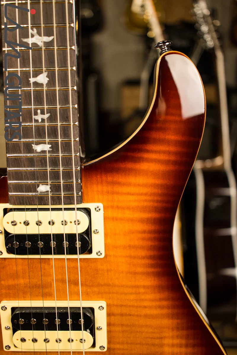 2018 Paul Reed Smith PRS SE Custom 24 Lefty Left Handed - Tobacco Sunburst - Image 3