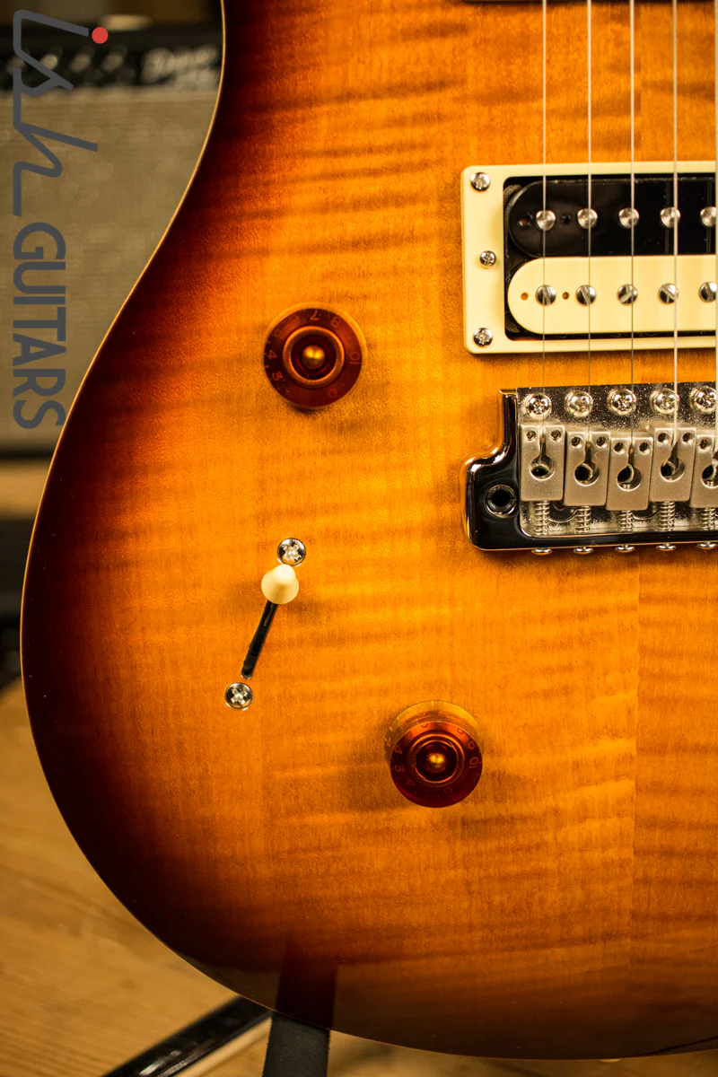 2018 Paul Reed Smith PRS SE Custom 24 Lefty Left Handed - Tobacco Sunburst - Image 4