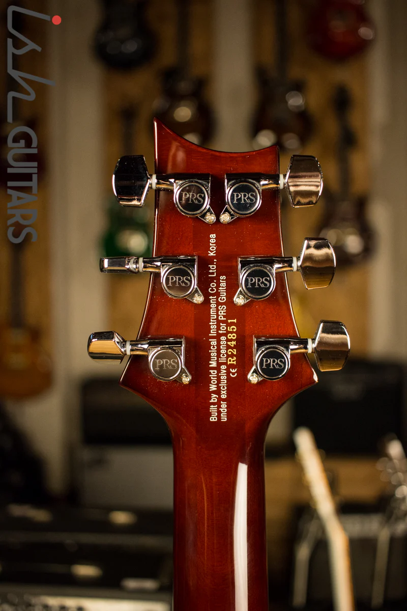 2018 Paul Reed Smith PRS SE Custom 24 Lefty Left Handed - Tobacco Sunburst - Image 9