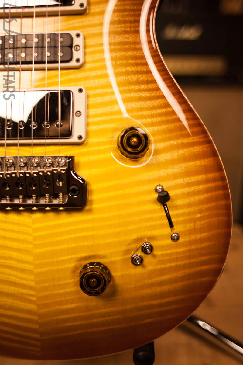 2018 Paul Reed Smith Special 22 Semi Hollow Wood Library Livingston Lemondrop - Image 4