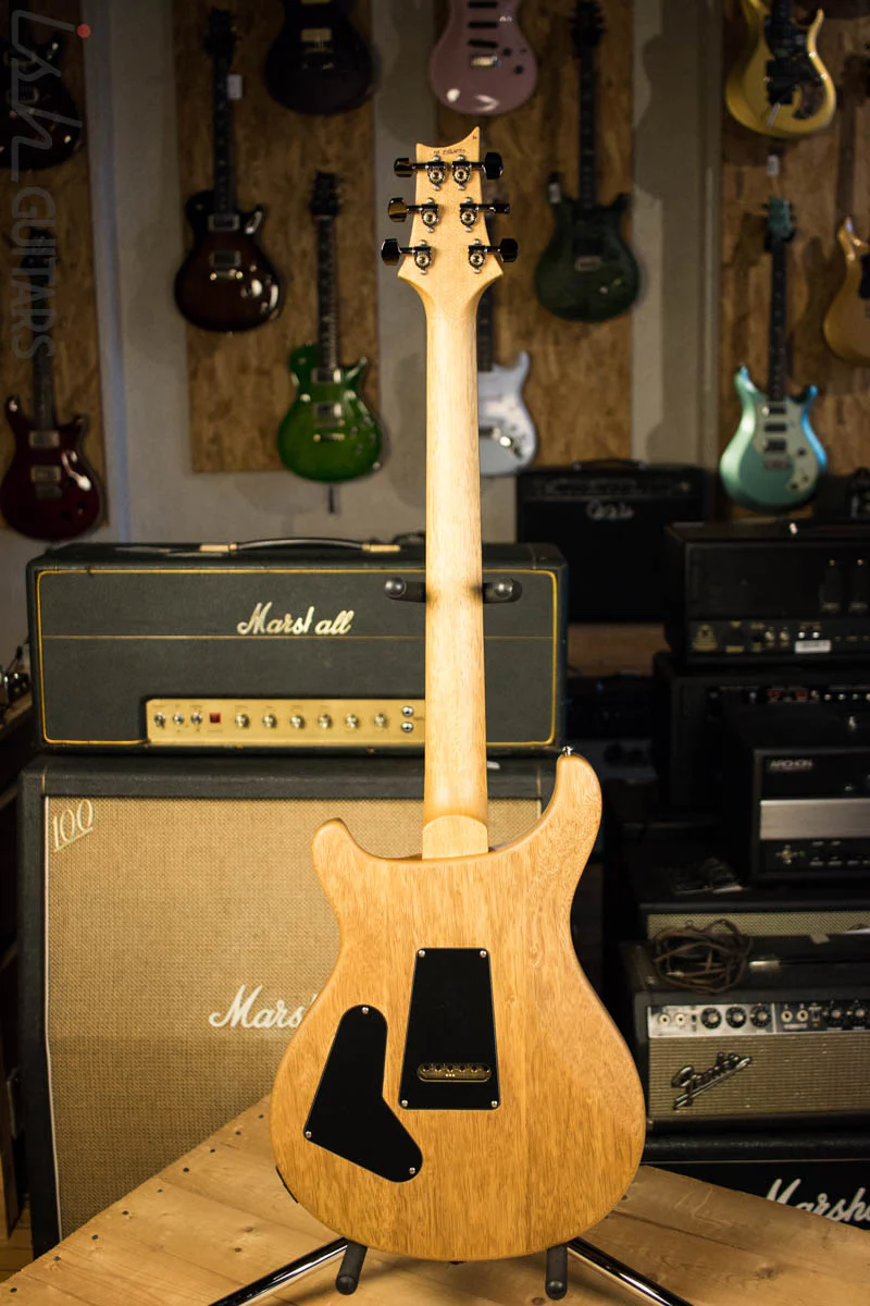 Paul Reed Smith PRS Wood Library Custom 24-08 One Piece Quilted Maple Vintage Natural Satin Korina - Image 8