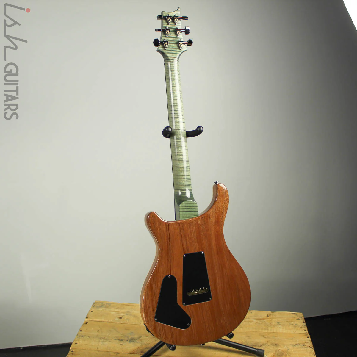 2018 Paul Reed Smith Wood Library Special 22 Semihollow Trampas Green - Image 9