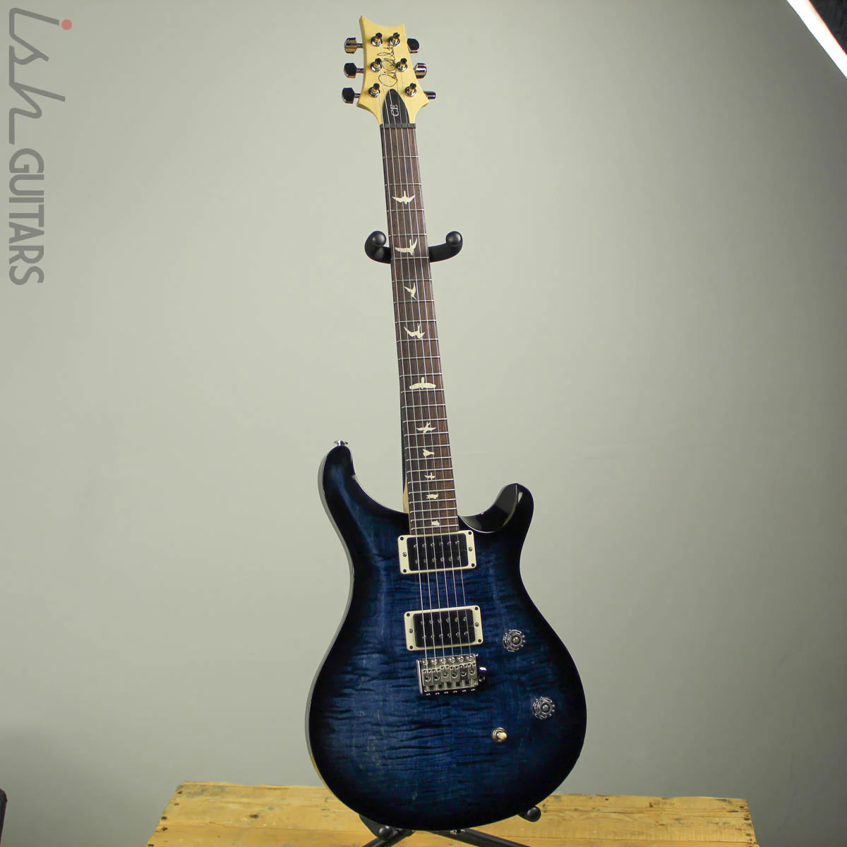 2018 PRS Paul Reed Smith CE 24 Bolt-on Custom Color Whale Blue Smokewrap - Image 2