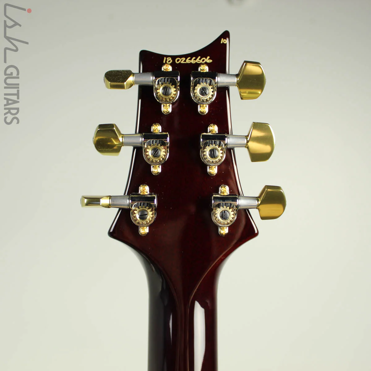 2018 PRS Paul Reed Smith Custom 24 Piezo 10 Top Dark Cherry Wrap Burst Custom Color - Image 9