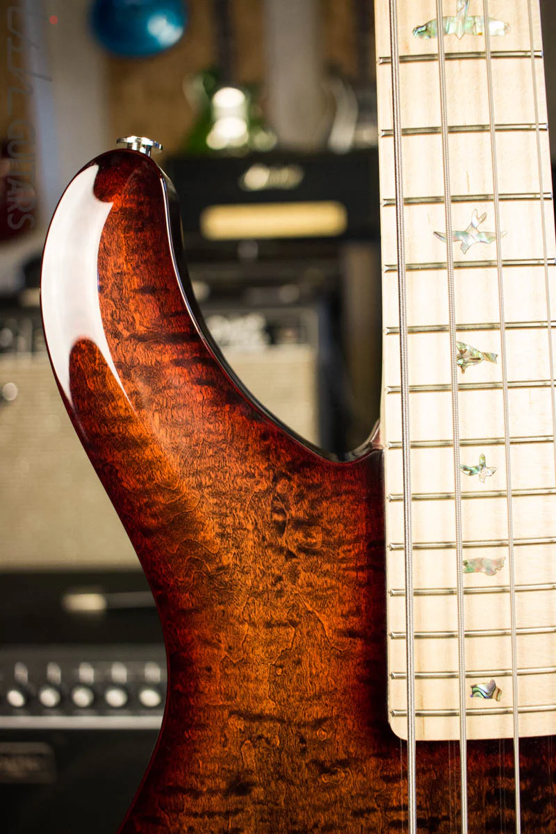 2018 PRS Grainger 4 String Bass Custom Color Maple Fretboard Non 10 Top - Image 3