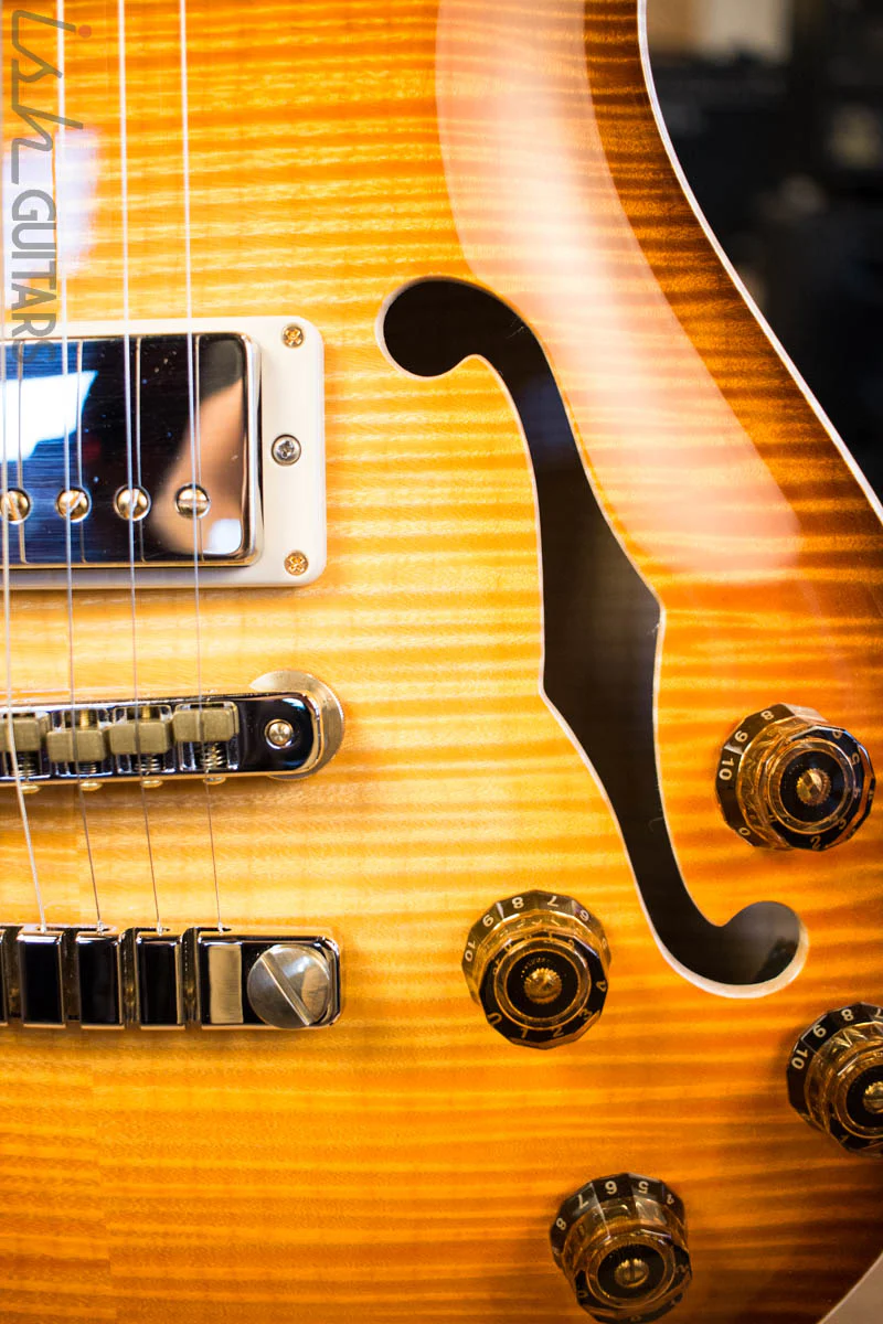 2018 PRS Experience McCarty 594 Hollowbody II Citrine Glow - Image 4