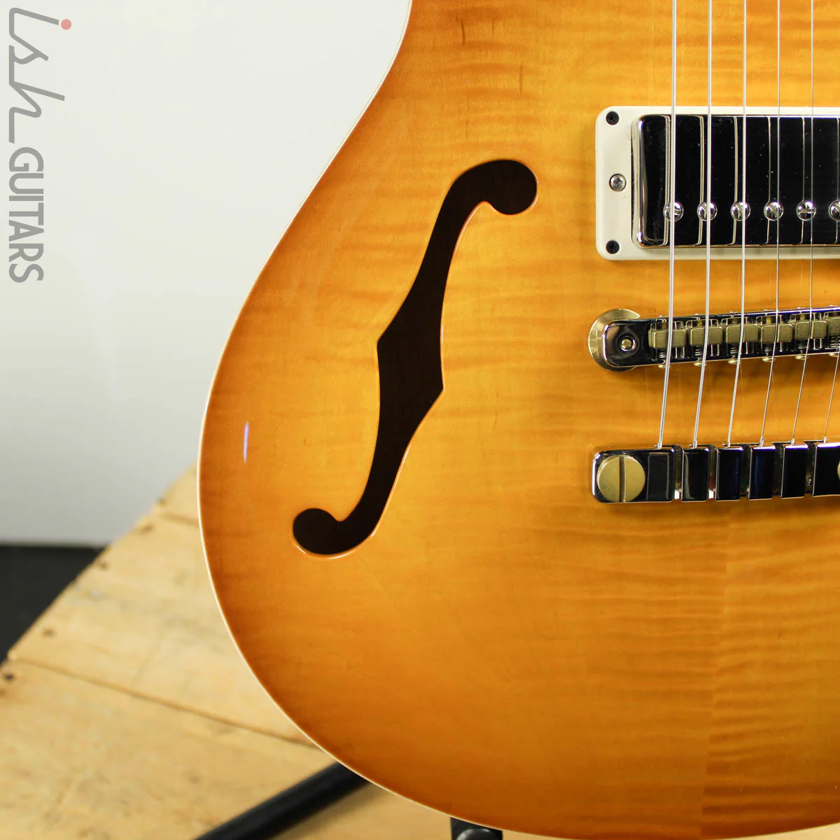 2018 PRS Experience McCarty 594 Singlecut Semi-Hollow Limited McCarty Sunburst - Image 6