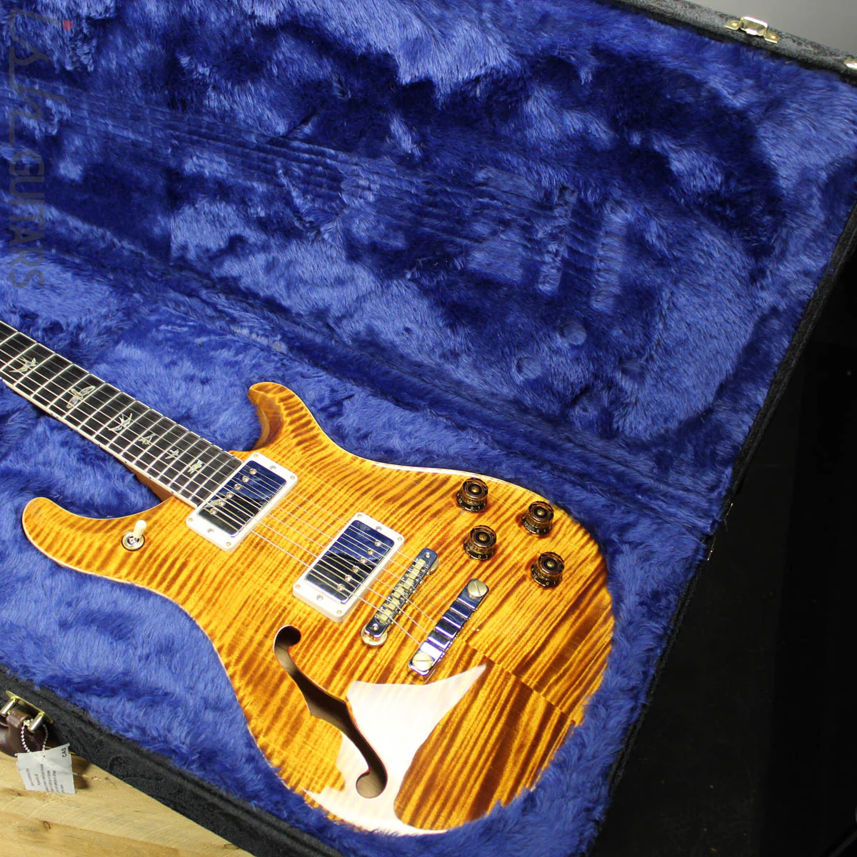 2018 PRS McCarty 594 Wood Library Semi-Hollow 10 Top Yellow Tiger - Image 16