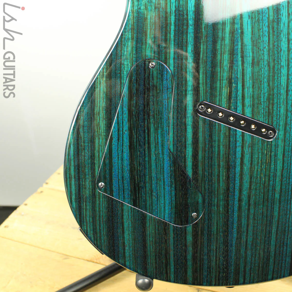 2018 PRS Paul Reed Smith Private Stock Custom 24 Multi Scale Zebrawood Dark Blue Glow Smoked Burst - Image 12