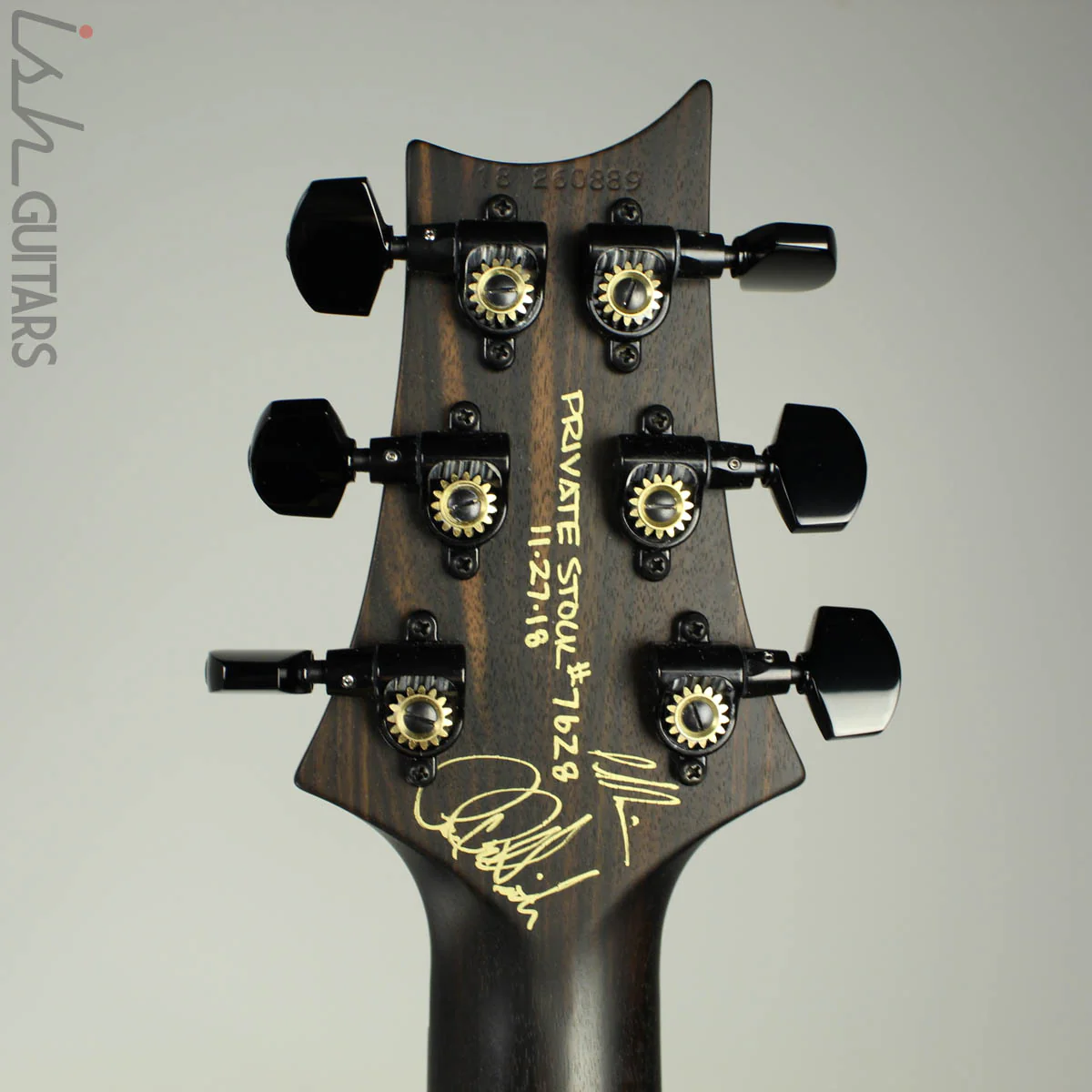 2018 PRS Paul Reed Smith Private Stock Custom 24 Multi Scale Zebrawood Dark Blue Glow Smoked Burst - Image 13