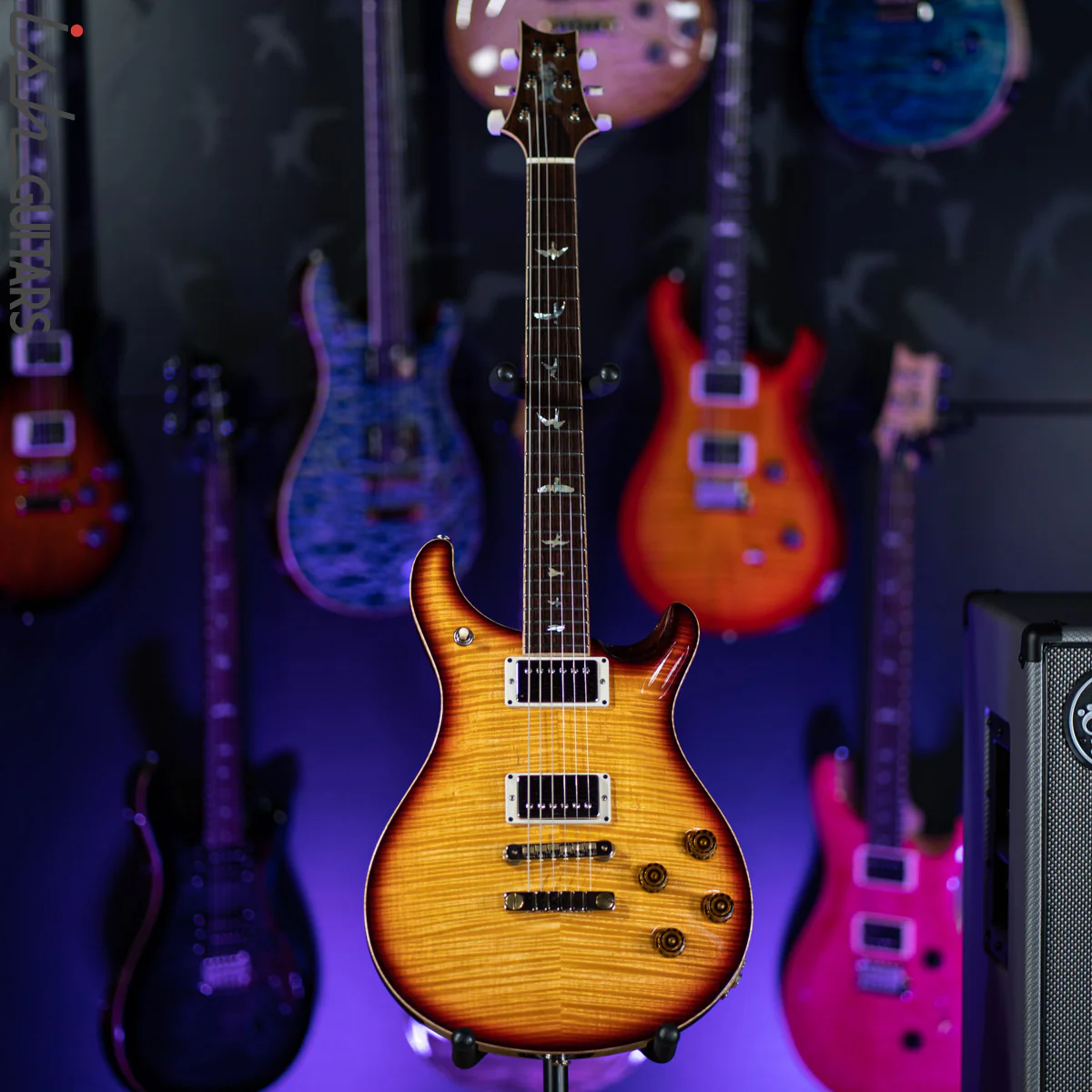 2018 PRS Private Stock McCarty 594 Graveyard Ltd Honey Gold with Dark Cherry Smoked Burst - Image 2