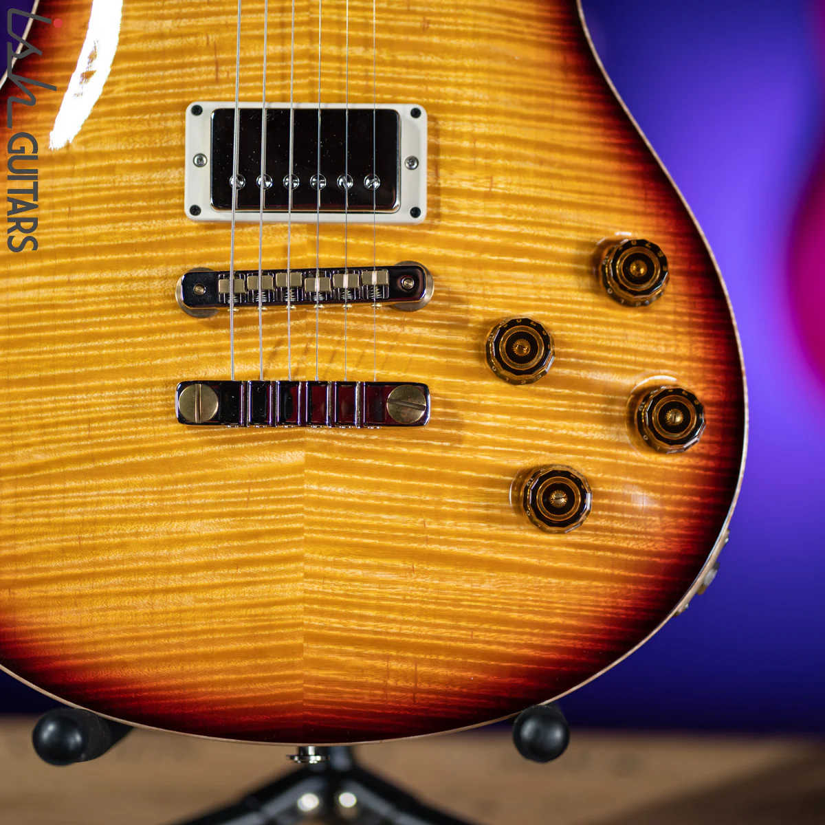 2018 PRS Private Stock McCarty 594 Graveyard Ltd Honey Gold with Dark Cherry Smoked Burst - Image 4