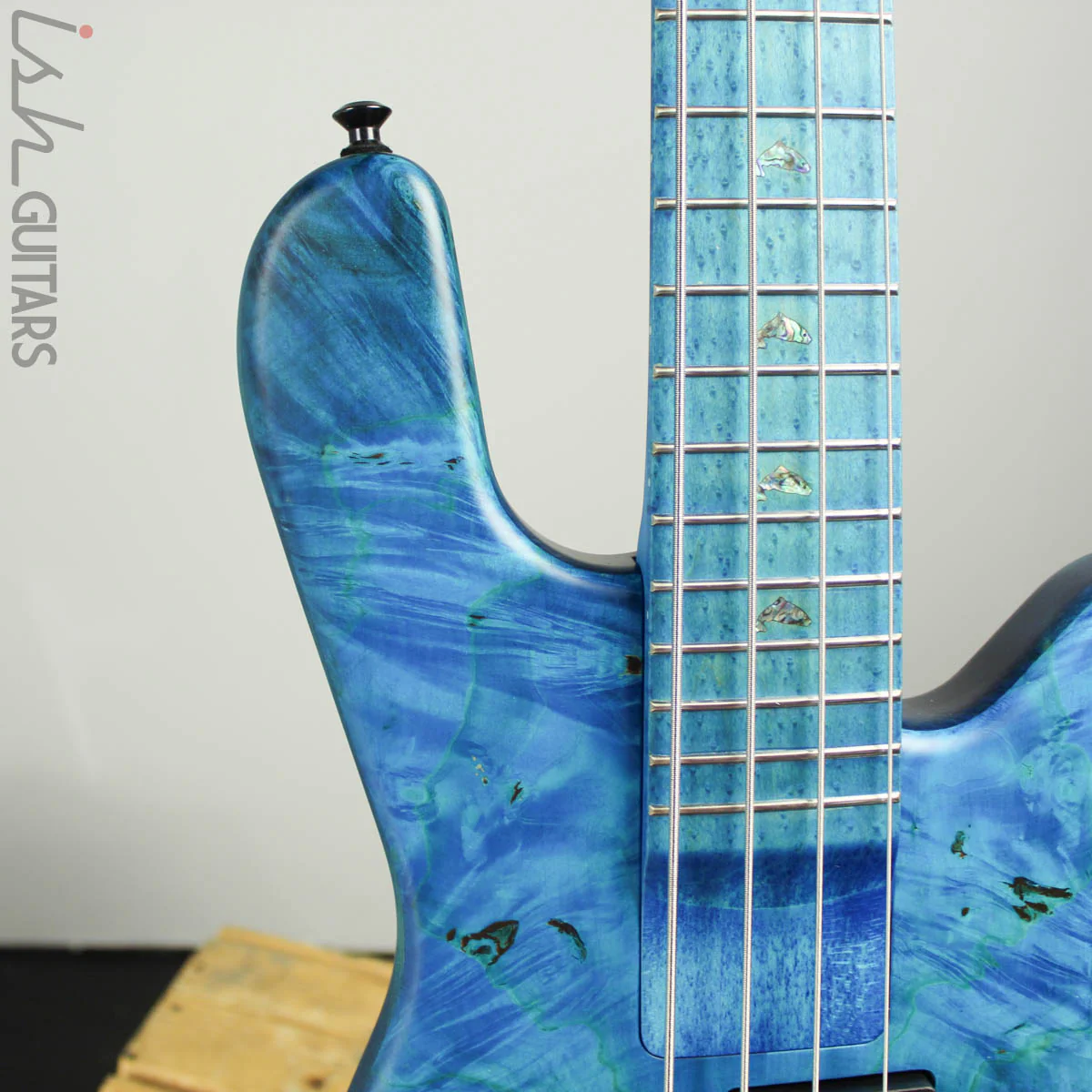 2018 Spector Ish Limited NS-2 Bolt-On Coral Blue - Image 4