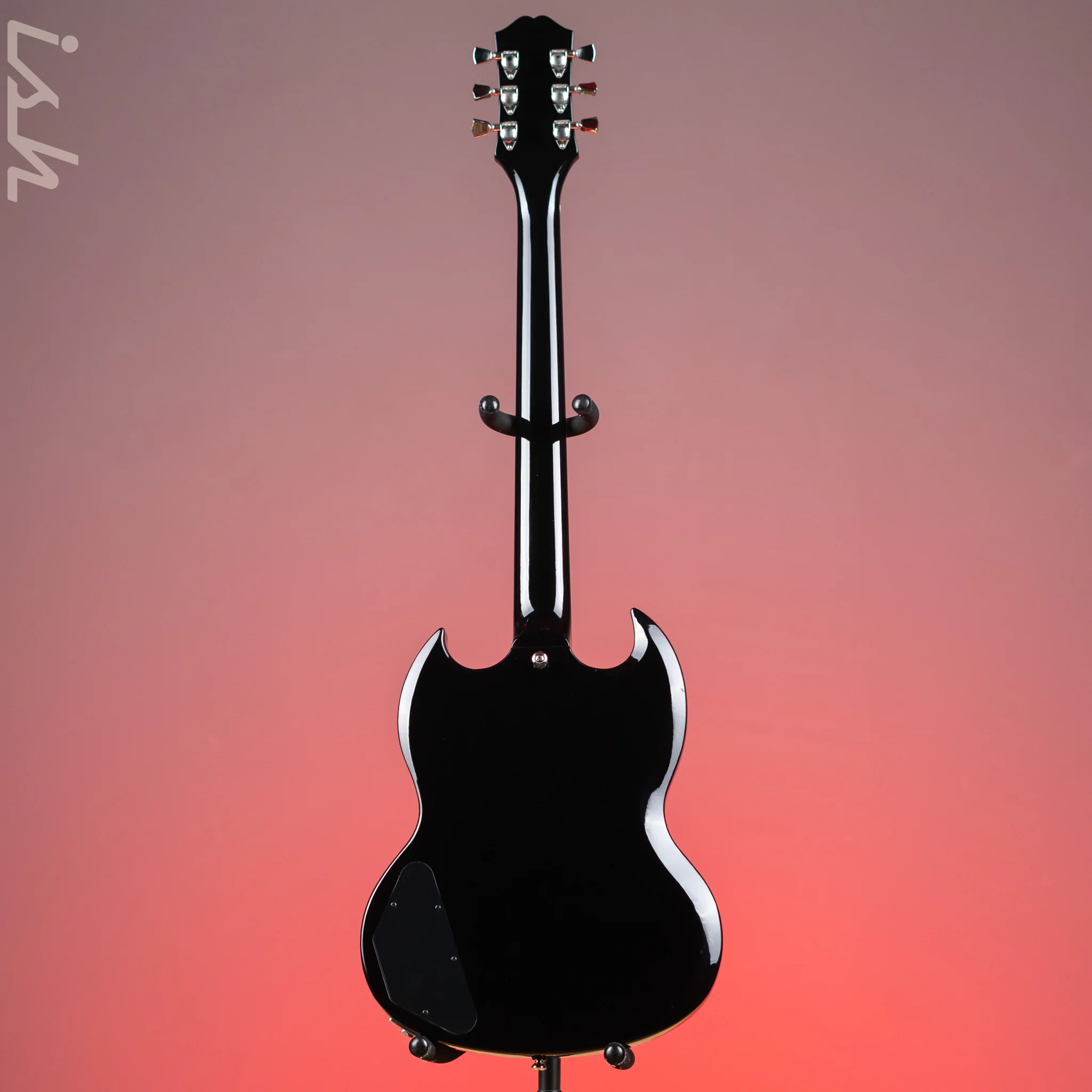 2019 Epiphone SG Modern Figured Flame Maple Top Electric Guitar Trans Black Fade - Image 7