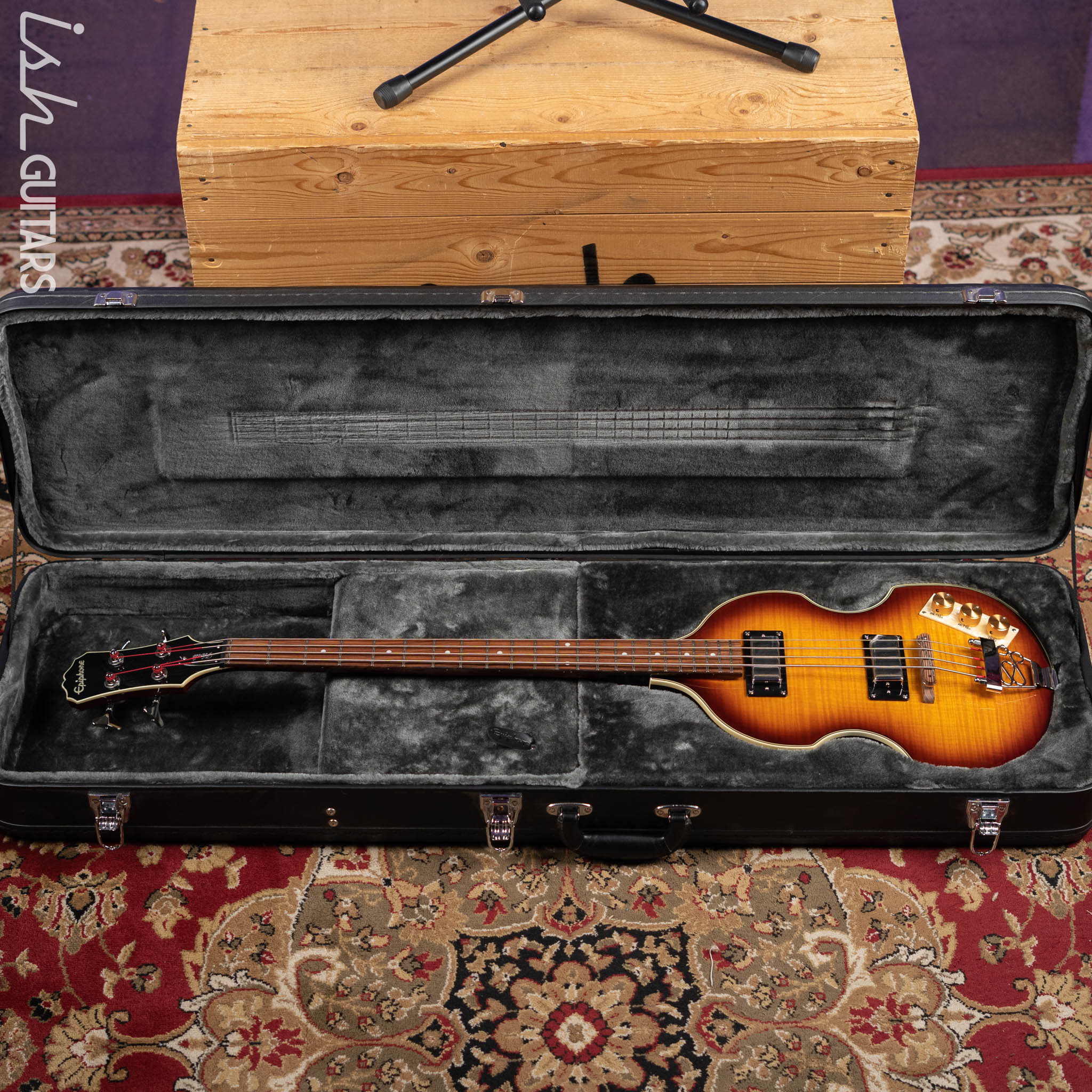 2019 Epiphone Viola Bass Vintage Sunburst - Image 14