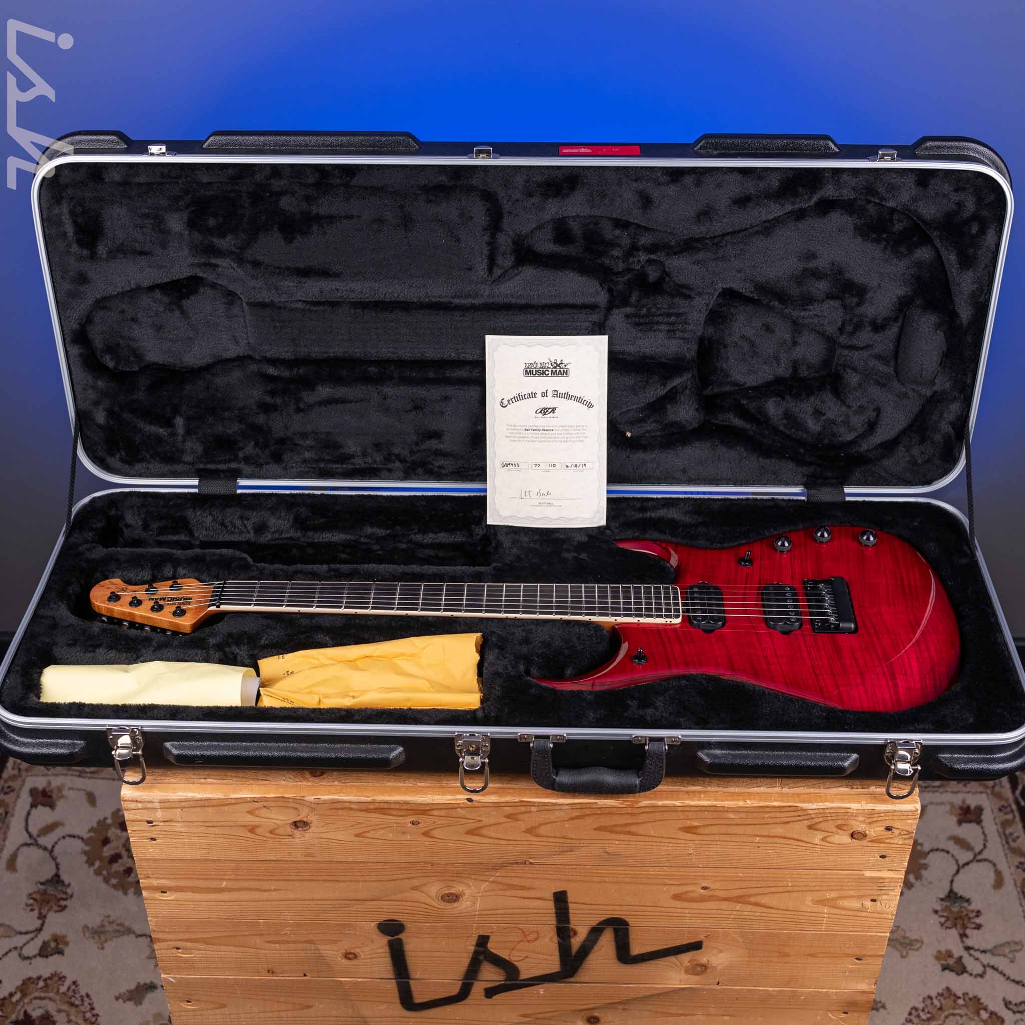 2019 Ernie Ball Music Man BFR JP6 John Petrucci Signature Paradise Pink - Image 12