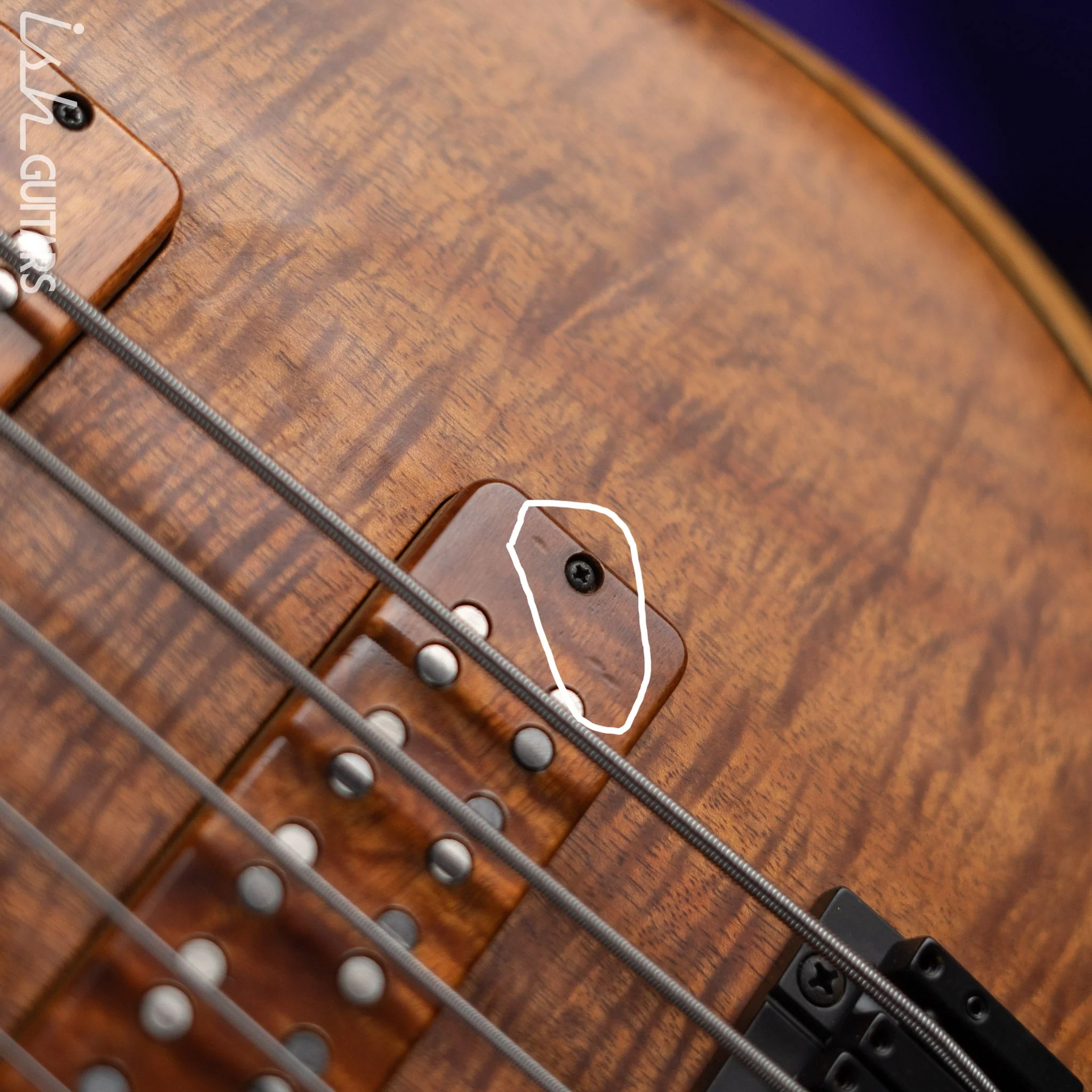 2019 Fodera Emperor 5 Lefty Flame Koa - Image 6