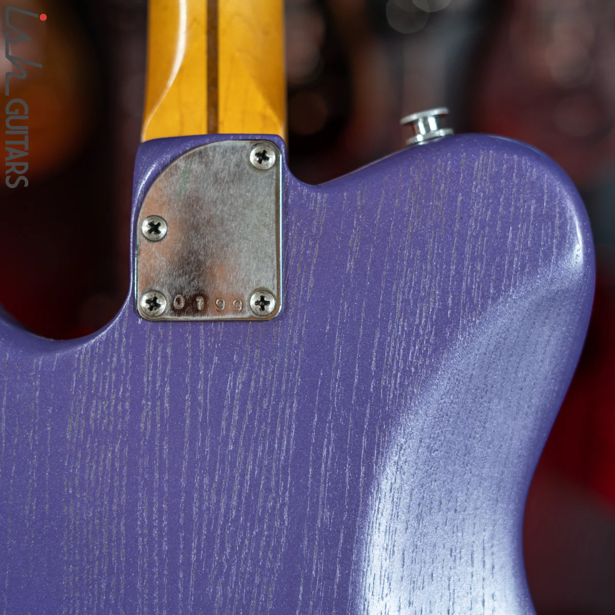 2019 Fraser Vintage Custom Tele Thinline Style Purple Burst - Image 12